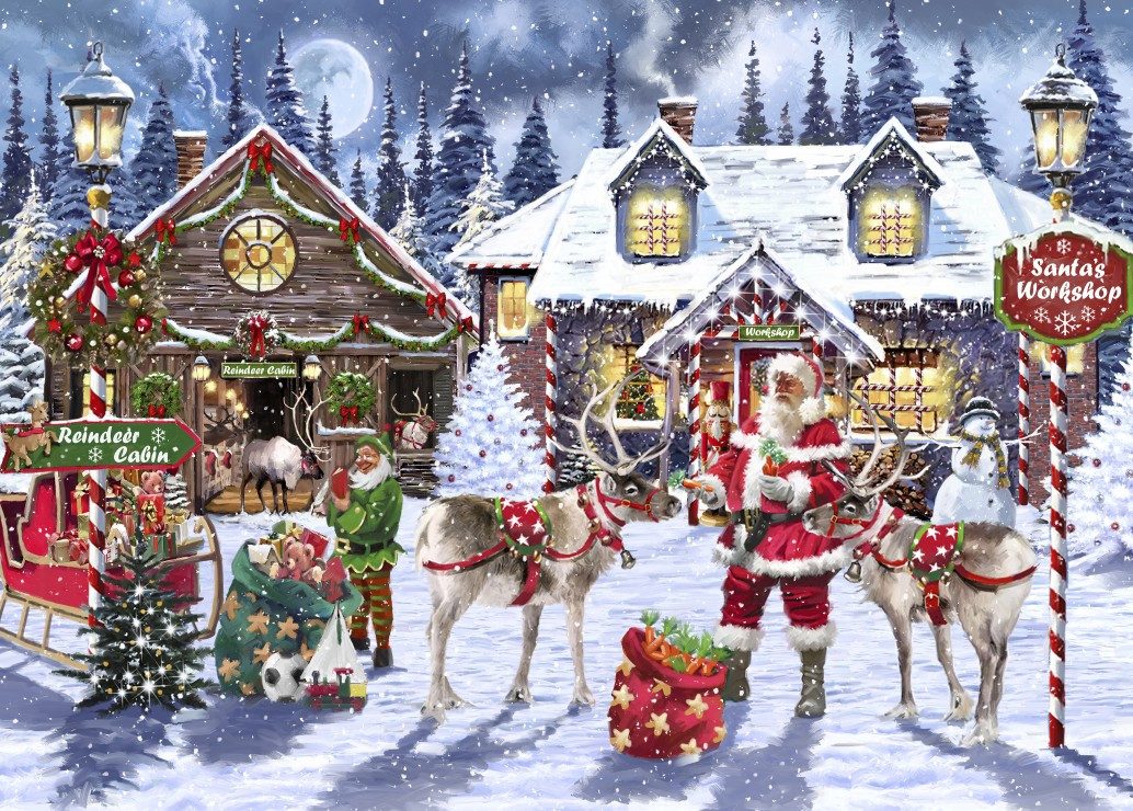 Bluebird Puzzle Puzzle Santa's Workshop, Puzzleteile