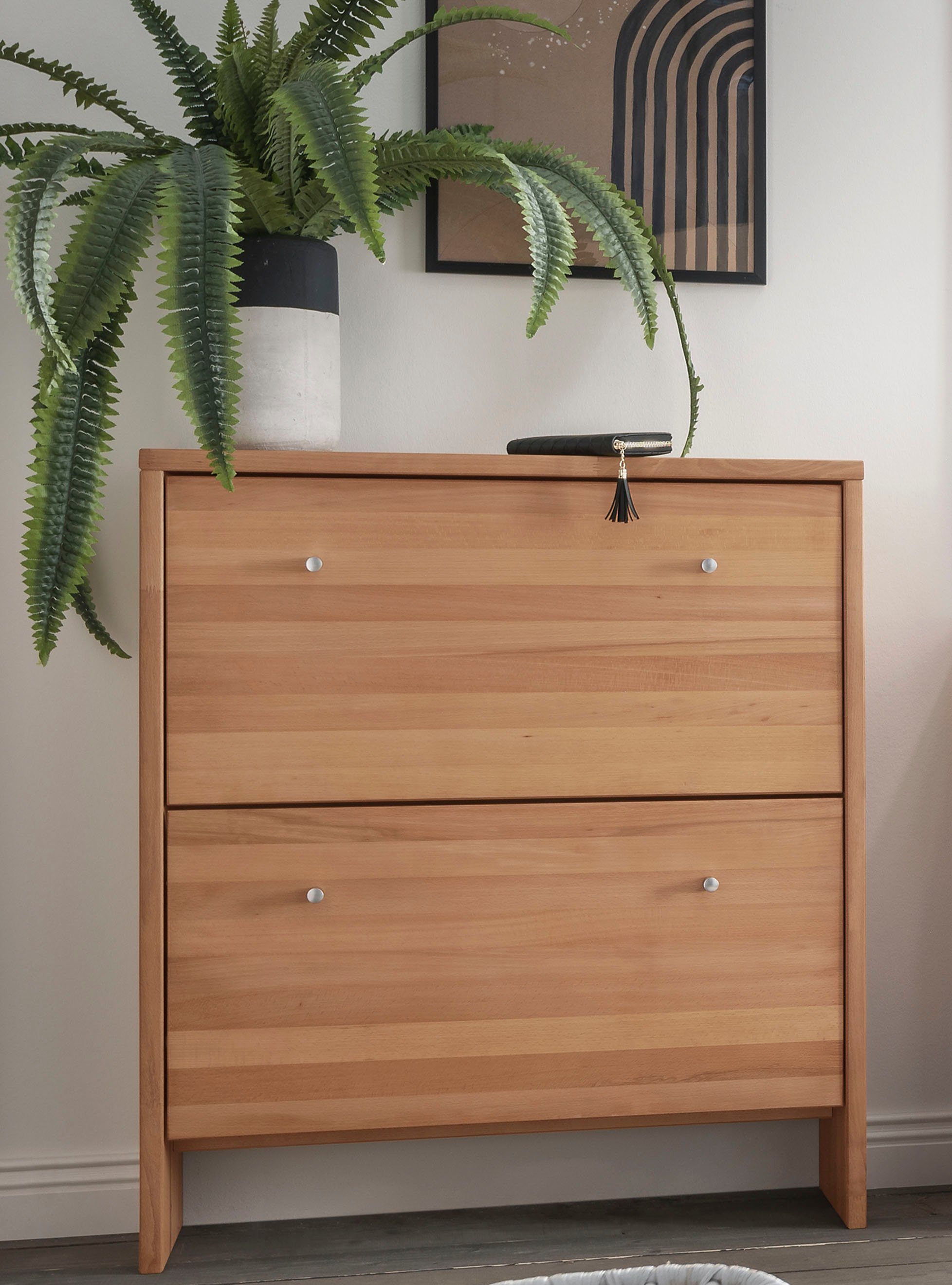 Home affaire Kombikommode Dura Kommode Schrank Schuhschrank, aus FSC®-zertifizierten Massivholz, Breite 82 cm