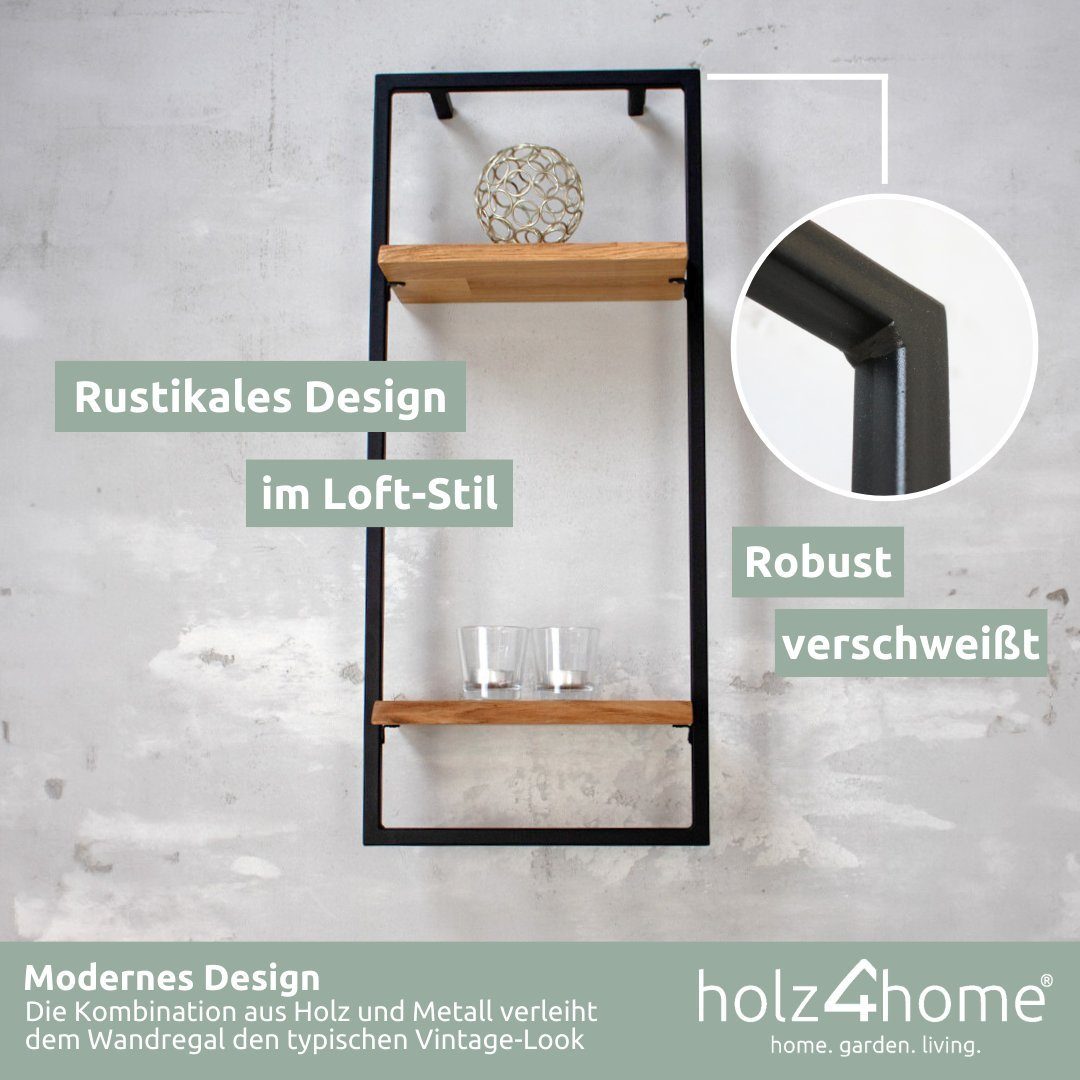 Wandregal holz4home H4H302