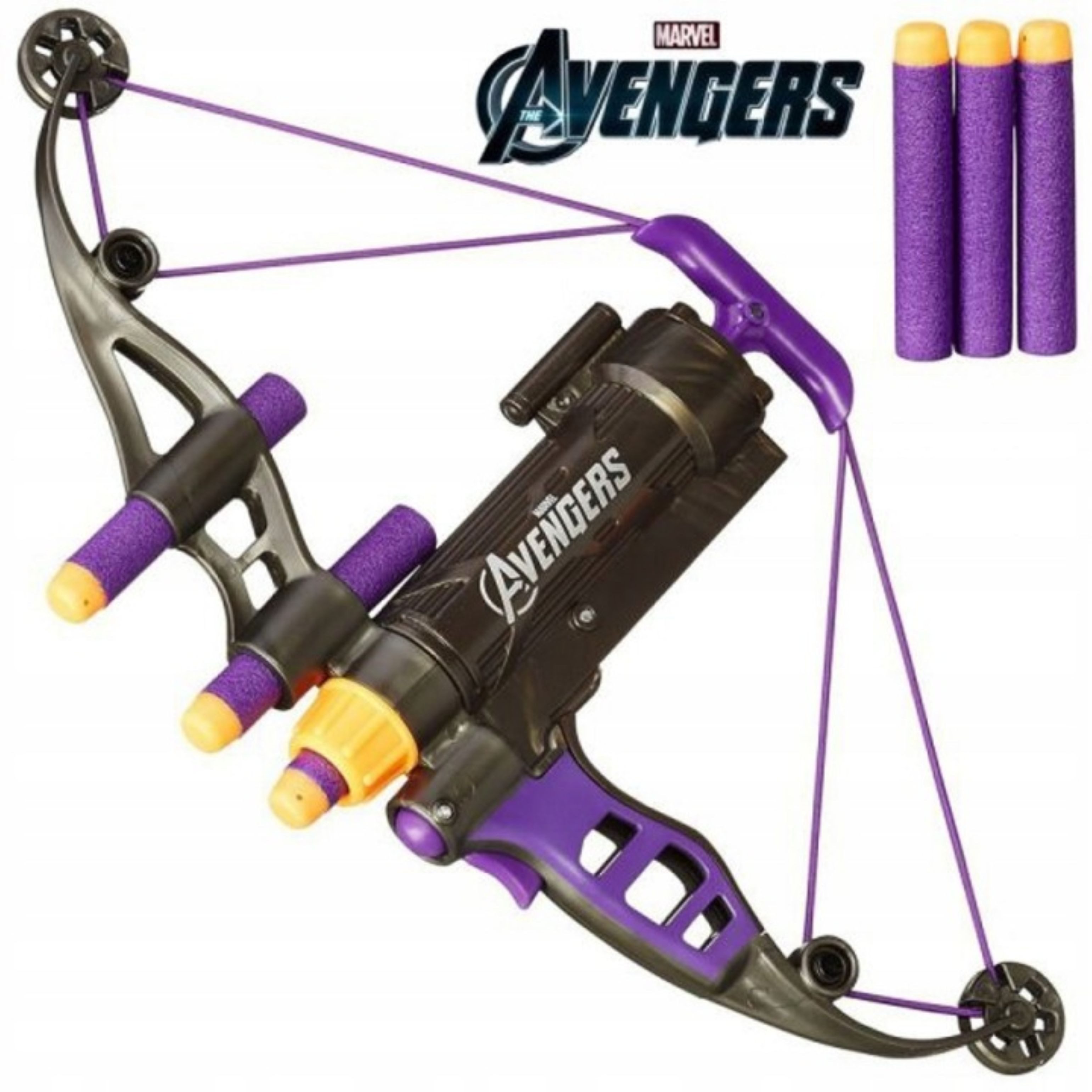 Hasbro Blaster Hasbro Nerf Marvel Avengers Hawkeye Bogen mit 6 Pfeilen B1645 (1-tlg)