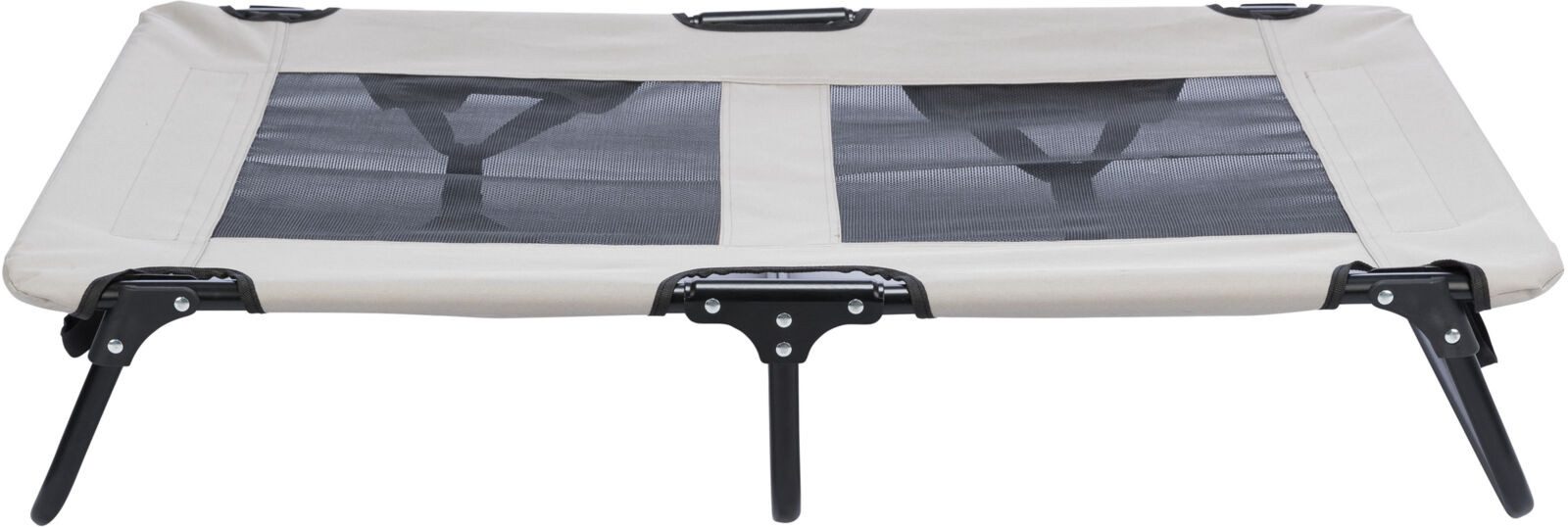 TRIXIE Hundebett Hundeliege - beige/schwarz - 79 × 19 × 50 cm