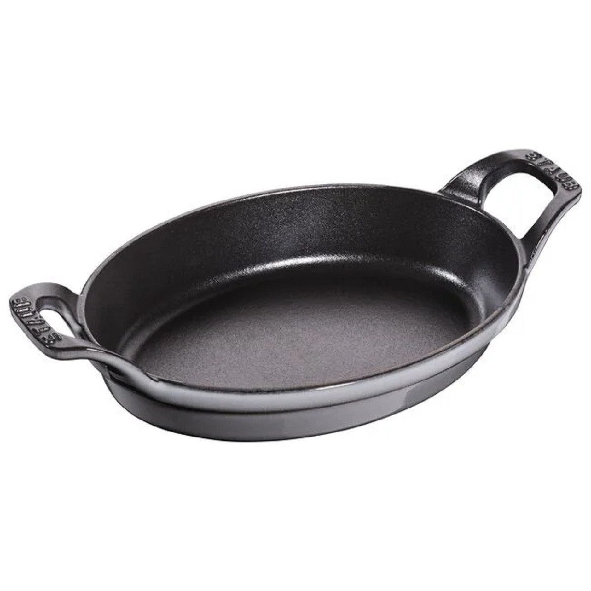 Staub Auflaufform Staub Auflaufform Ofenform, 21 x 13.97 cm Gusseisen Graphit-Grau, Gusseissen, (1-St)