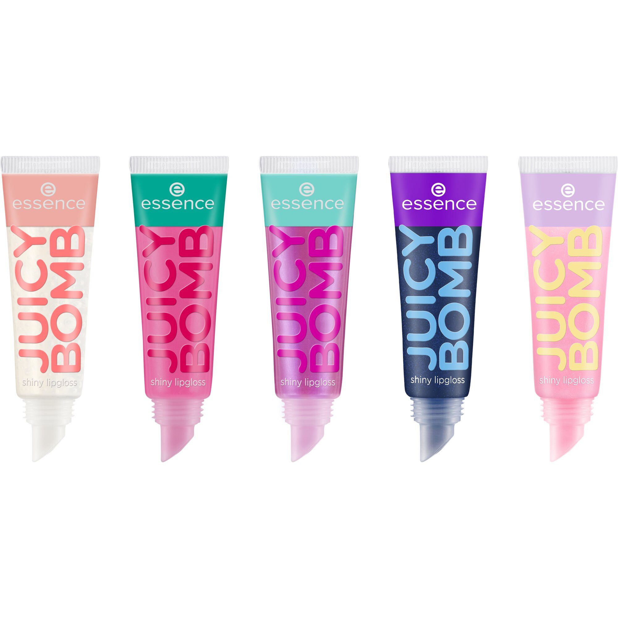 Essence Lipgloss-Set JUICY BOMB shiny lipgloss set, 5-tlg.