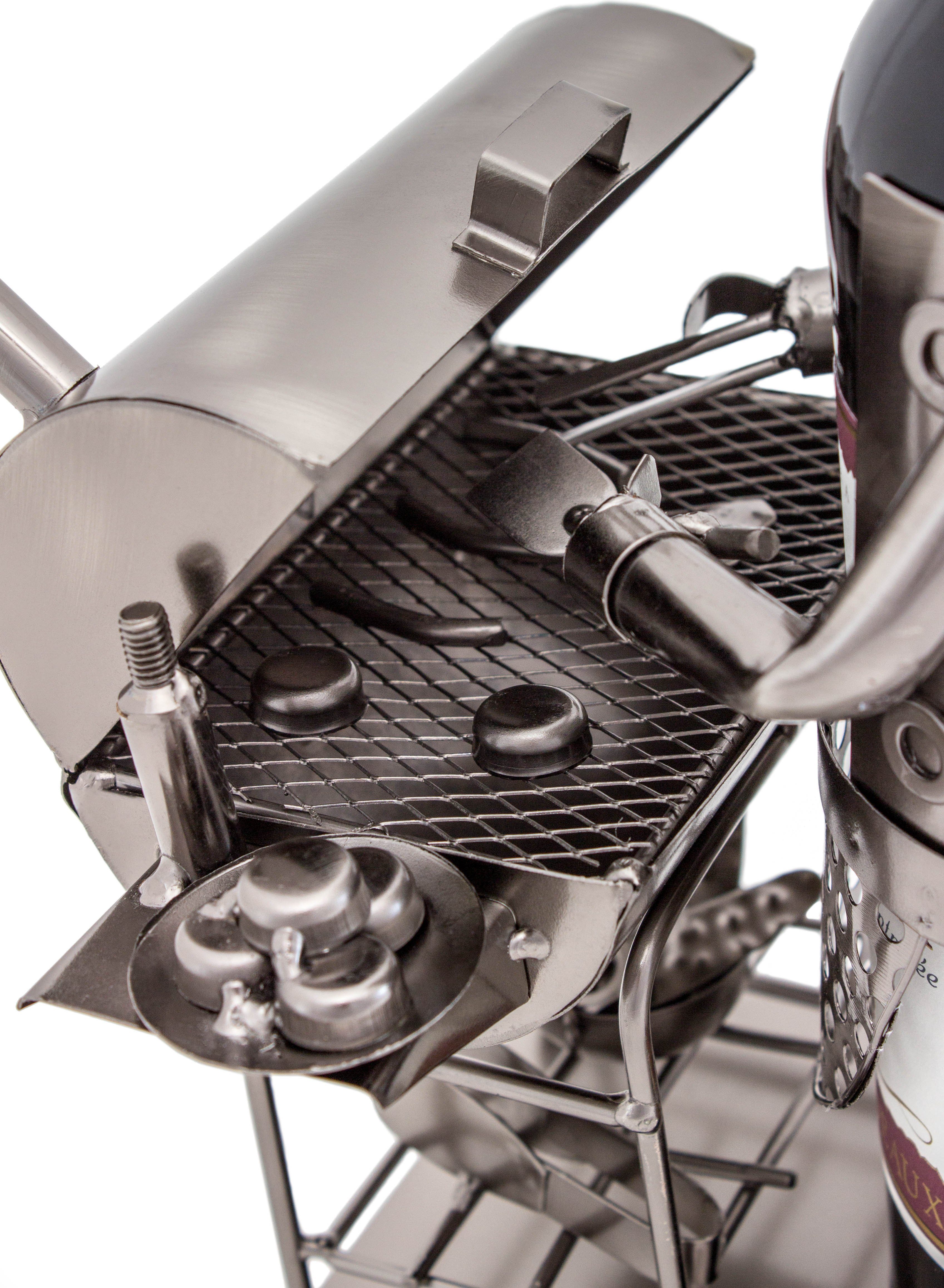 BRUBAKER Weinflaschenhalter Barbecue Grill Flaschenhalter, (inklusive Grußk günstig online kaufen