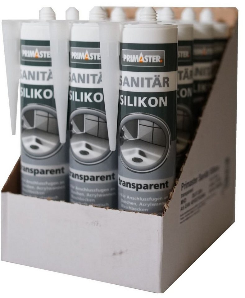 Thumbnail - Primaster Silikon Primaster Sanitär Silikon transparent 310 ml 12