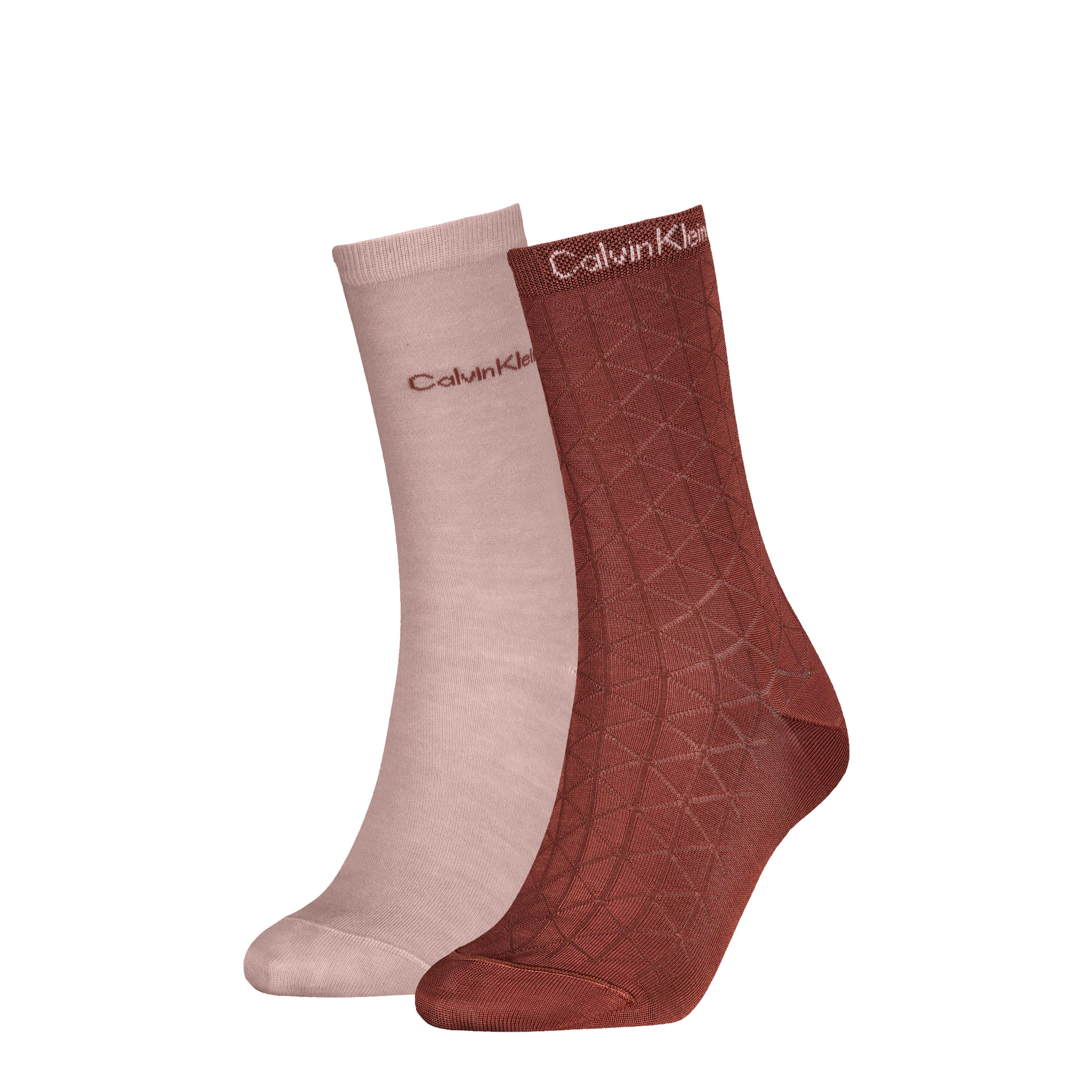 Calvin Klein Socken CK WOMEN SOCK 2P DROPNEEDLE PATTERN (2 Paar)