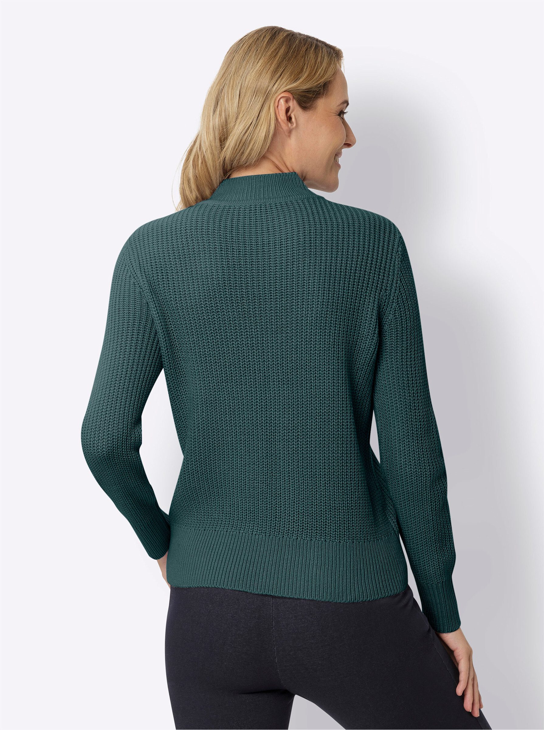 Sieh an! Strickpullover Stehkragenpullover . günstig online kaufen