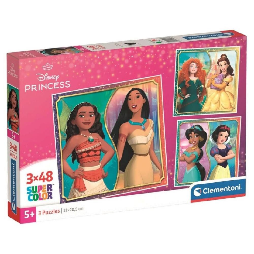 Puzzle Disney Princess puzzle 3x48pcs