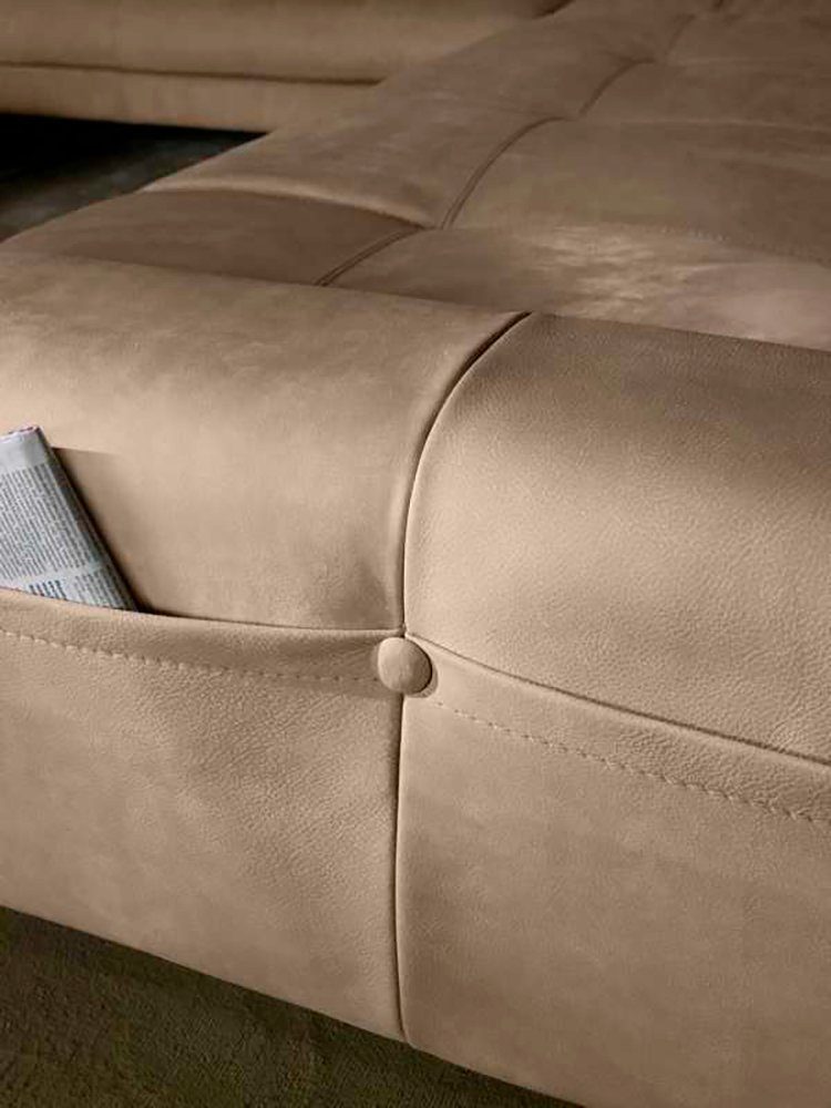 JVmoebel Ecksofa Leder Luxus Ecksofa Möbel Italienische Sofas Sofas Couch Ecke L-Form