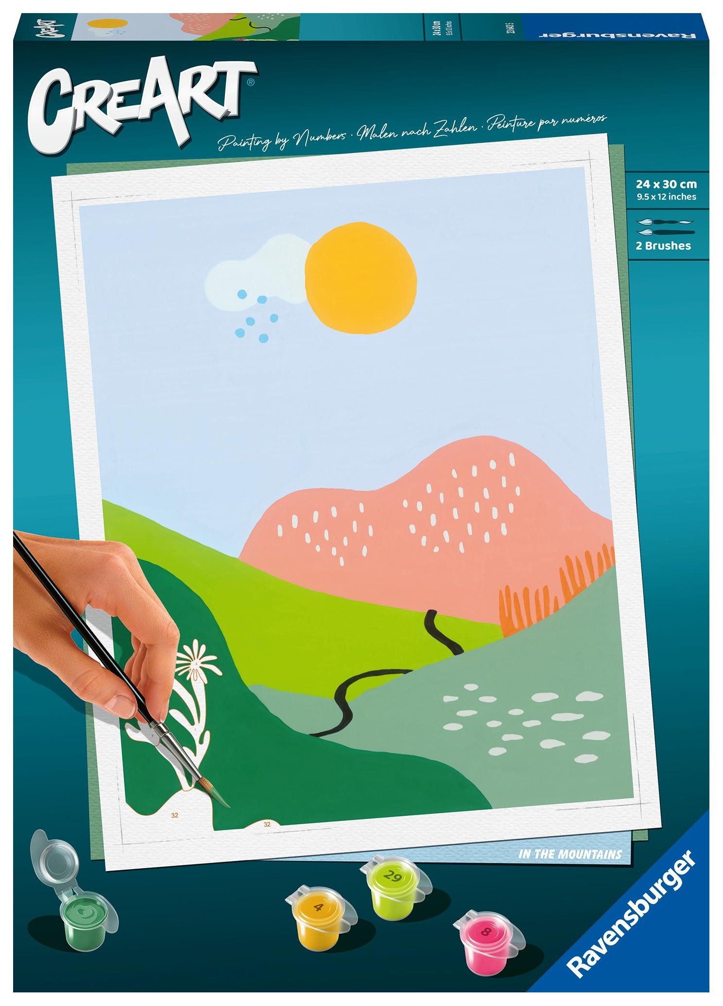 Ravensburger Verlag GmbH Раскрась по номерам CreArt Adults Trend - In den Bergen