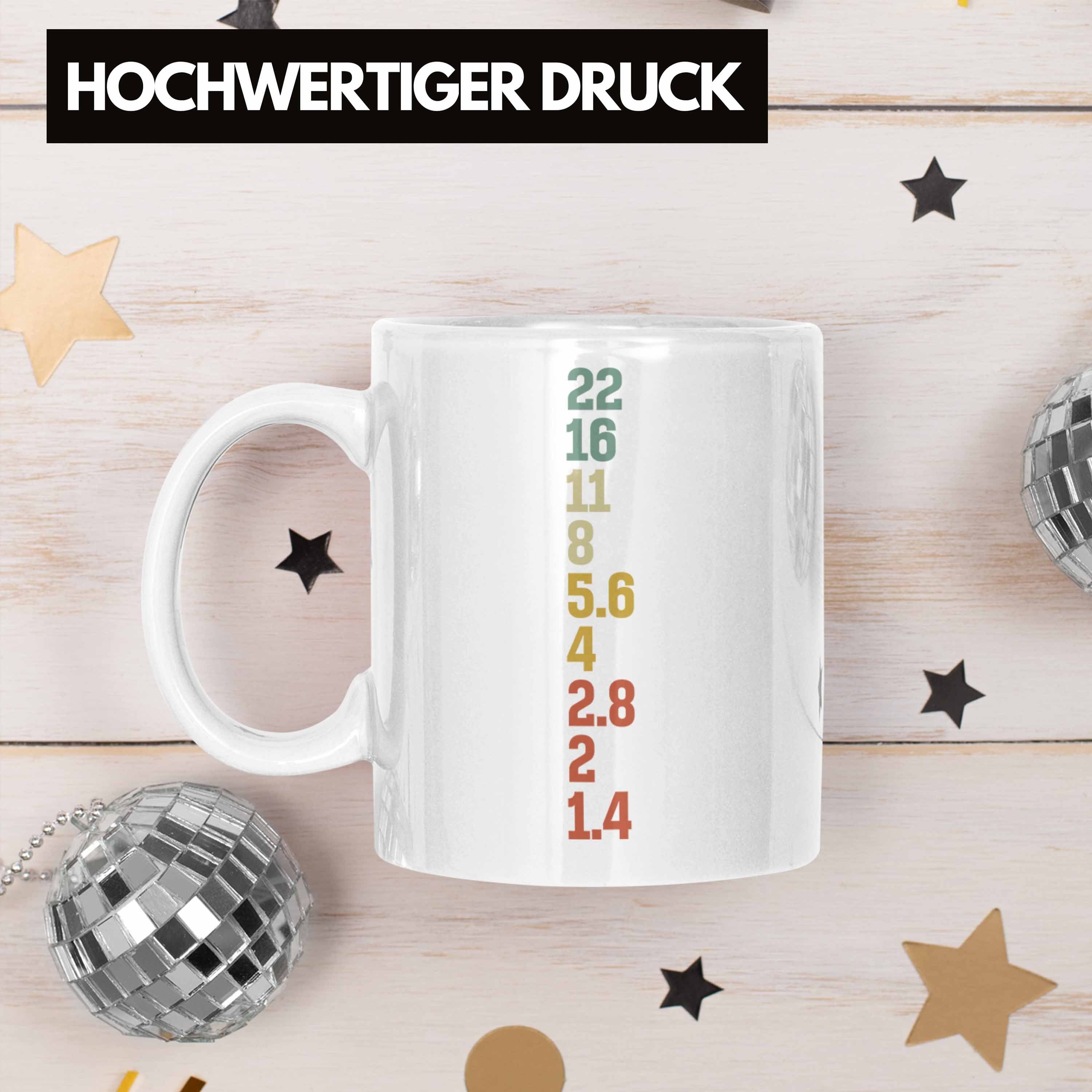 Trendation Tasse Trendation - Fotograf Zubehör Geschenk Insider Fotografieren Fotografie Geschenkideen Kaffeetasse Weiss Lustige Tasse Grafik