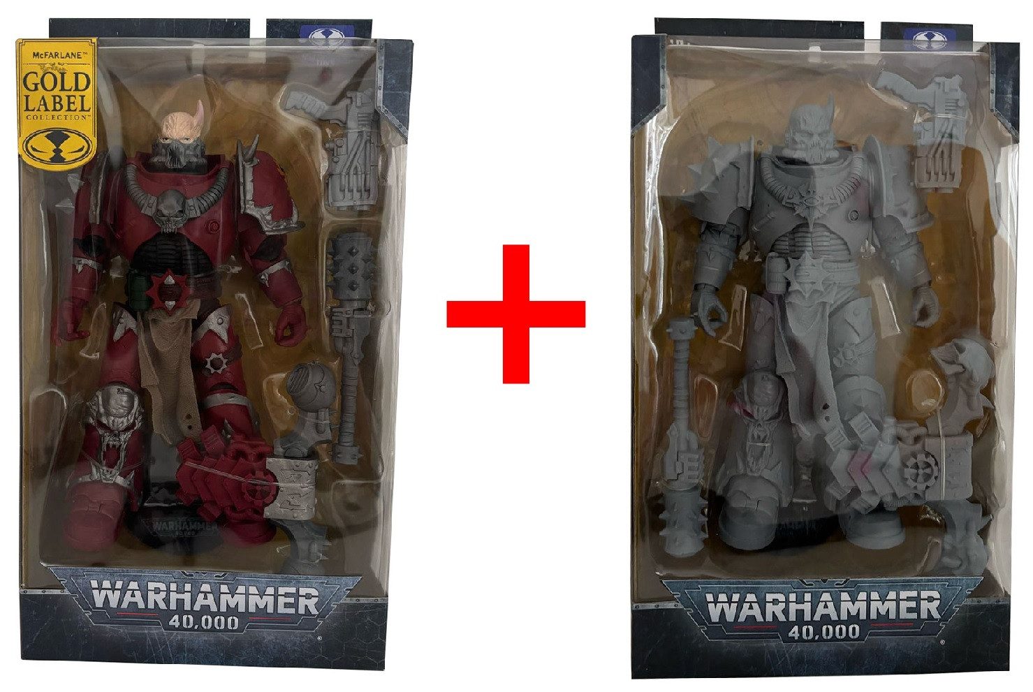 McFarlane Toys Actionfigur 2er-Set Warhammer 40000 - Actionfiguren Chaos Space Marine Word Bearer