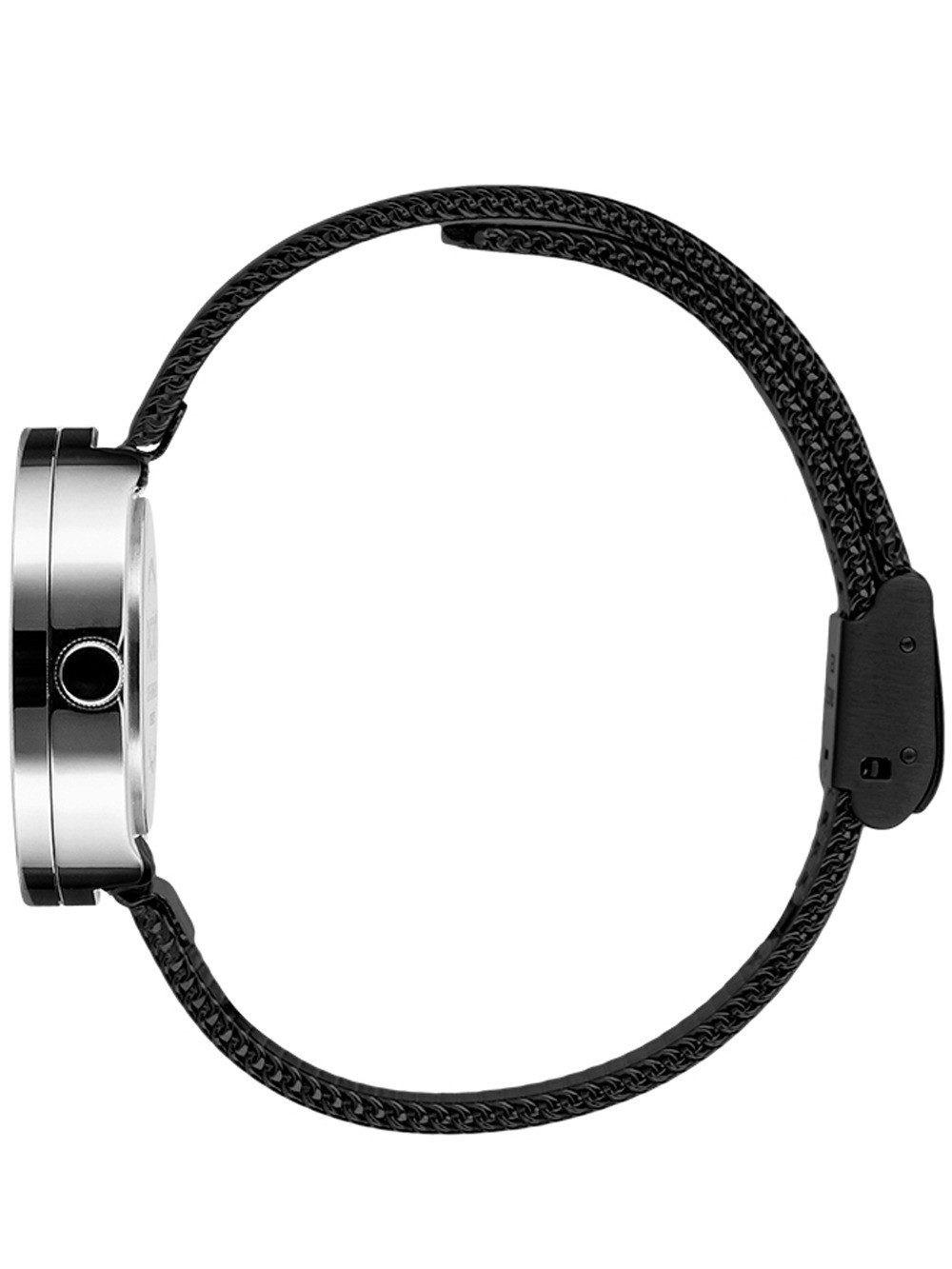 PICTO Quarzuhr Picto 43369-1012 Damenuhr Black 30mm 5ATM Picto 43369-1012 Damenuhr Black 30mm 5ATM