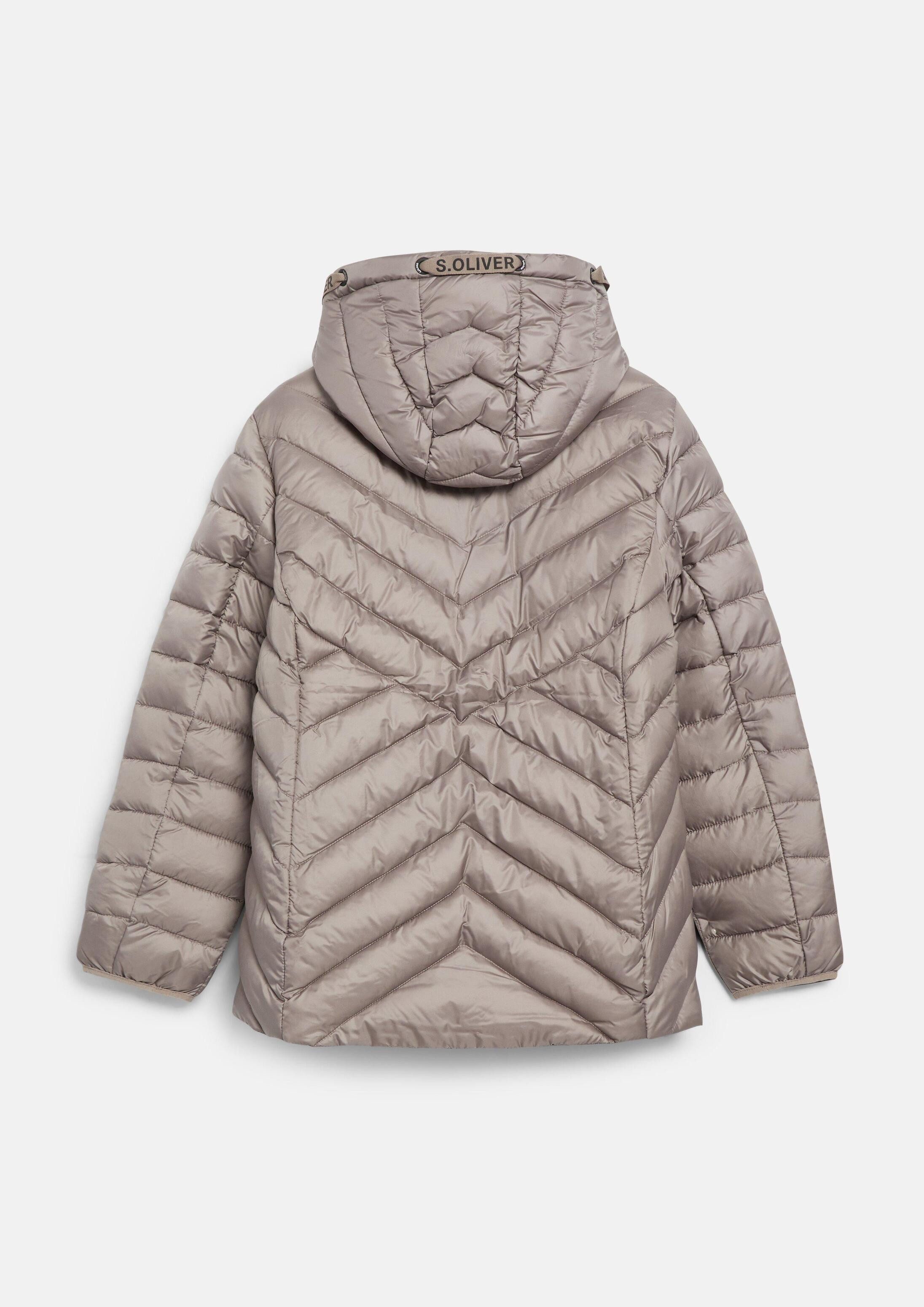 s.Oliver Funktionsjacke Outdoor-Jacke Leichte Steppjacke mit Kapuze