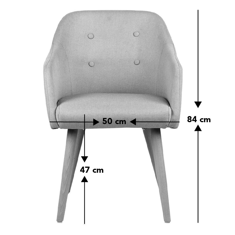 Esszimmerstühle Esszimmersessel Dunkelgrau Kingpower Kingpower (2-St) Sessel Stuhl 2/4/6/8 Set Stühle