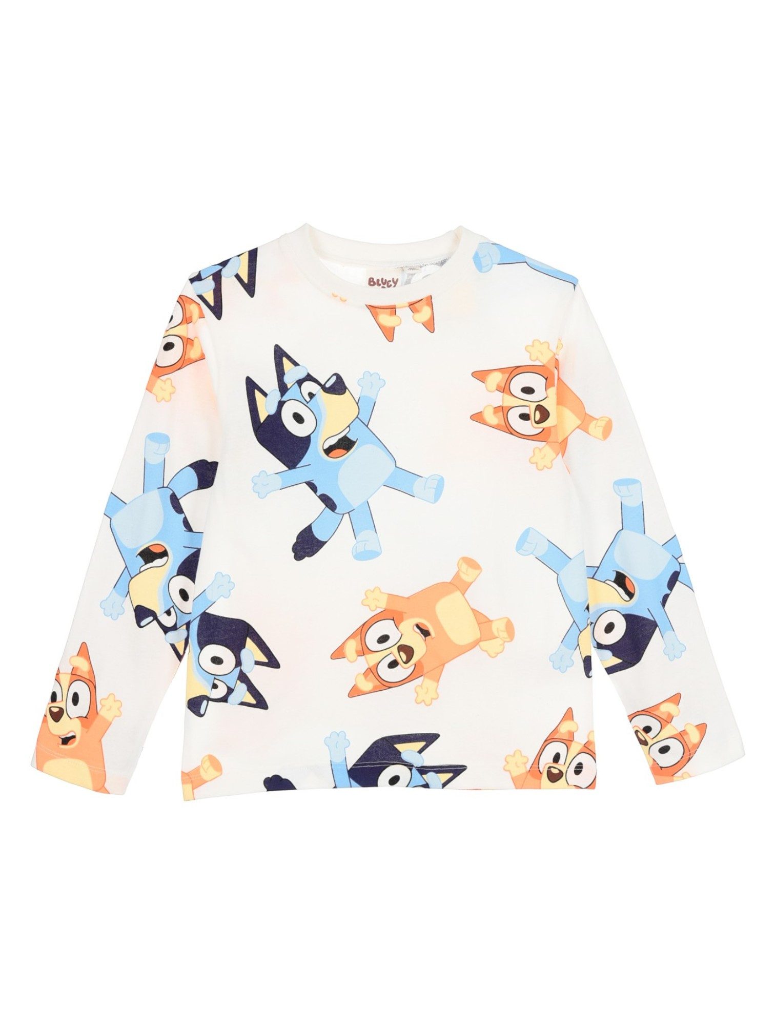Bluey Langarmshirt Bluey & Bingo Jungen Shirt aus Baumwolle Gr. 98 - 116 cm