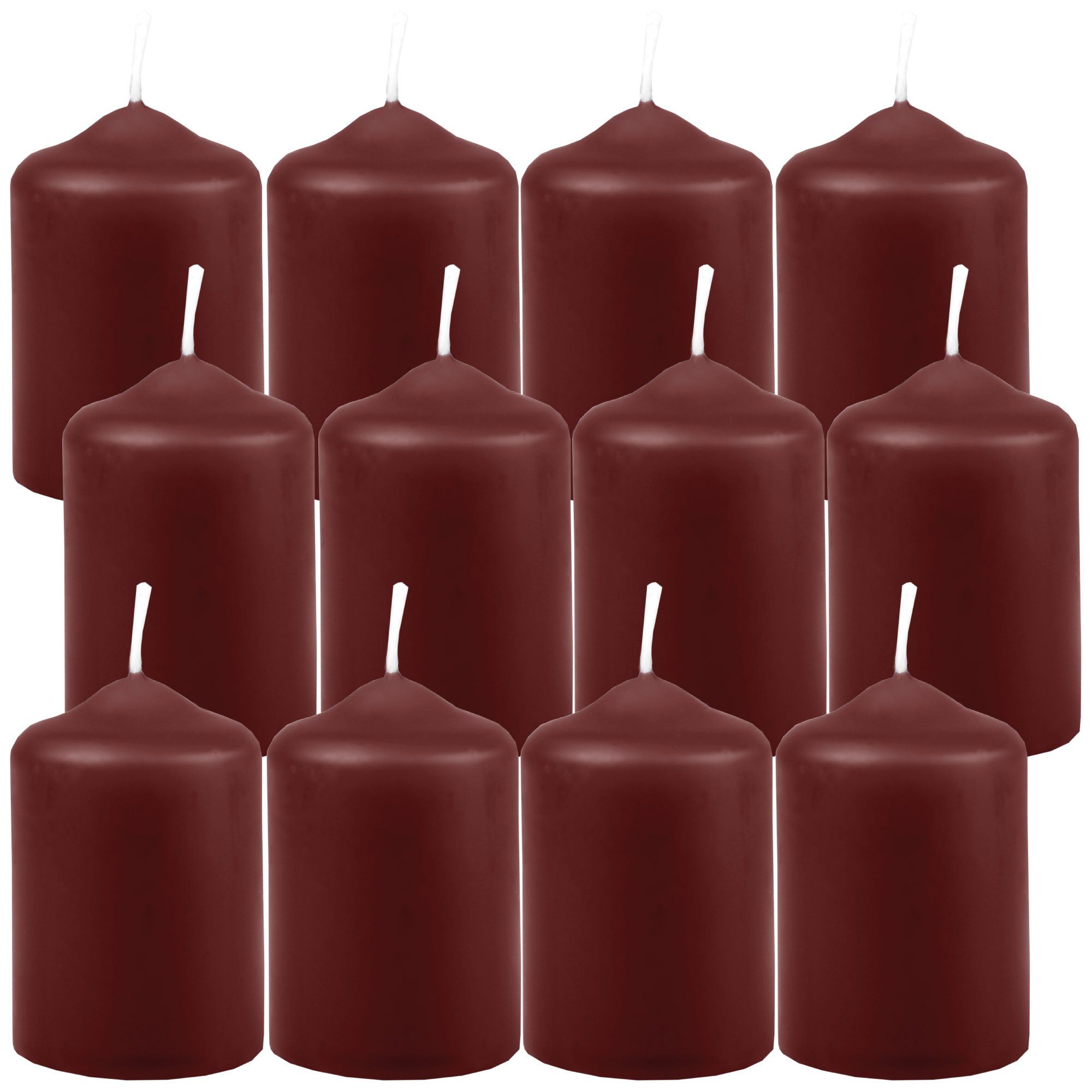 HS Candle Stumpenkerze Dekokerze (12-tlg), Wachskerzen günstig online kaufen