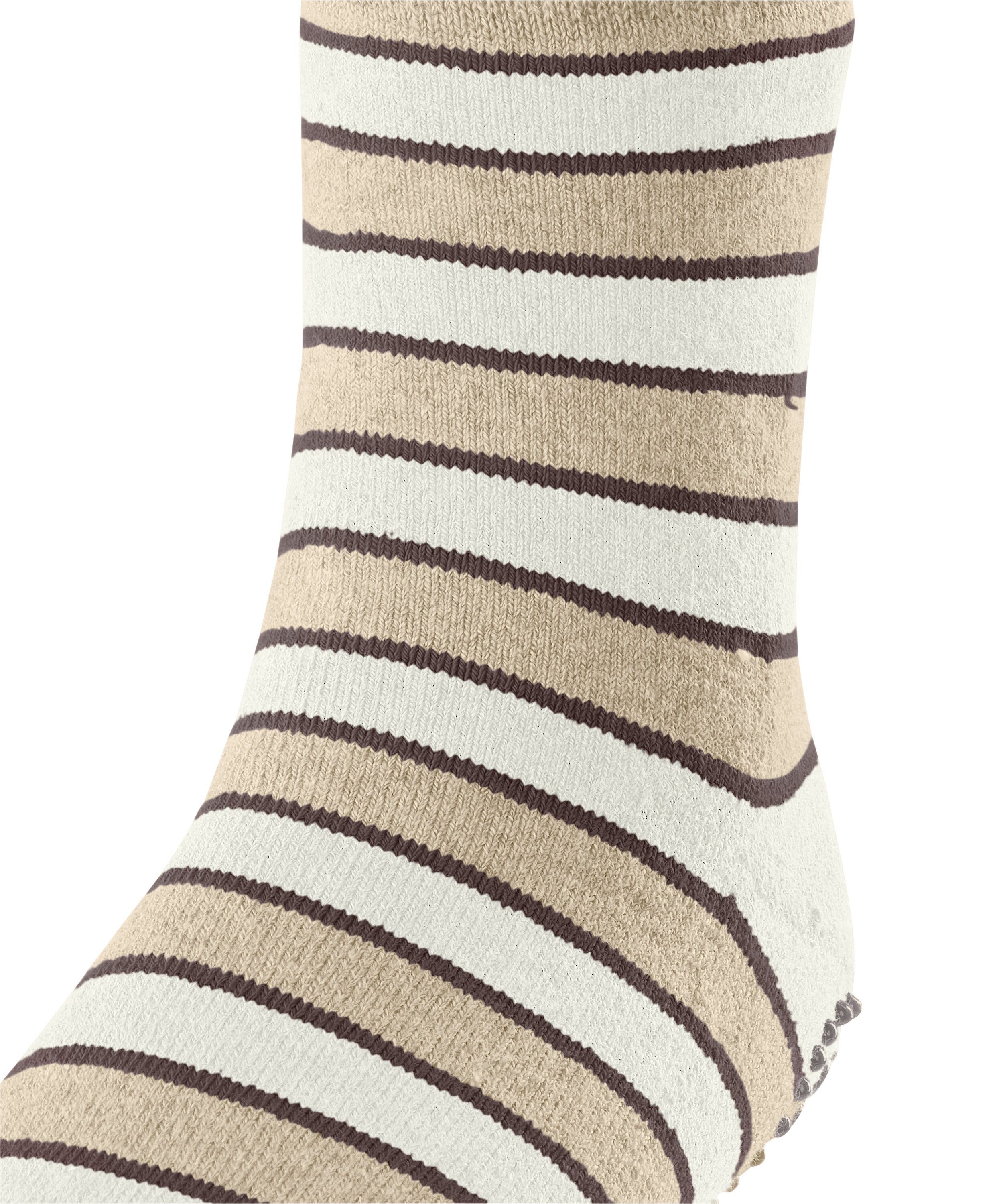 FALKE (4650) sand Stripes (1-Paar) Socken mel. Simple