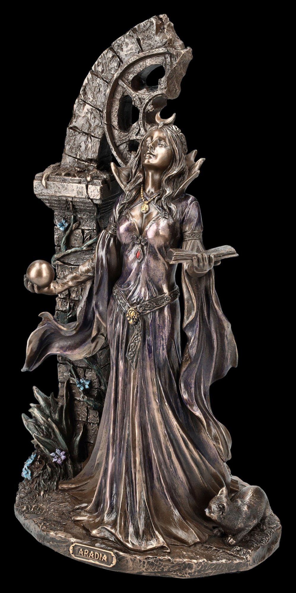 Figuren Shop Mythologie der Hexen Aradia - Dekofigur Hexen - Figur Dekofigur Wicca Fantasy GmbH Königin
