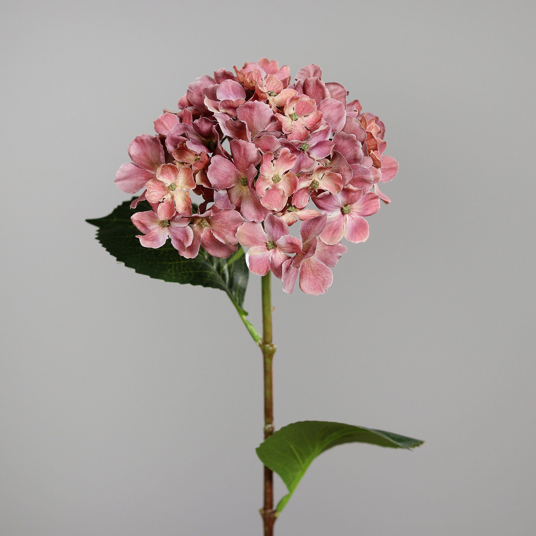 DPI Hortensie naturgetreu, cm Wunderschöne mauve L54 Kunstblume in Kunstblume