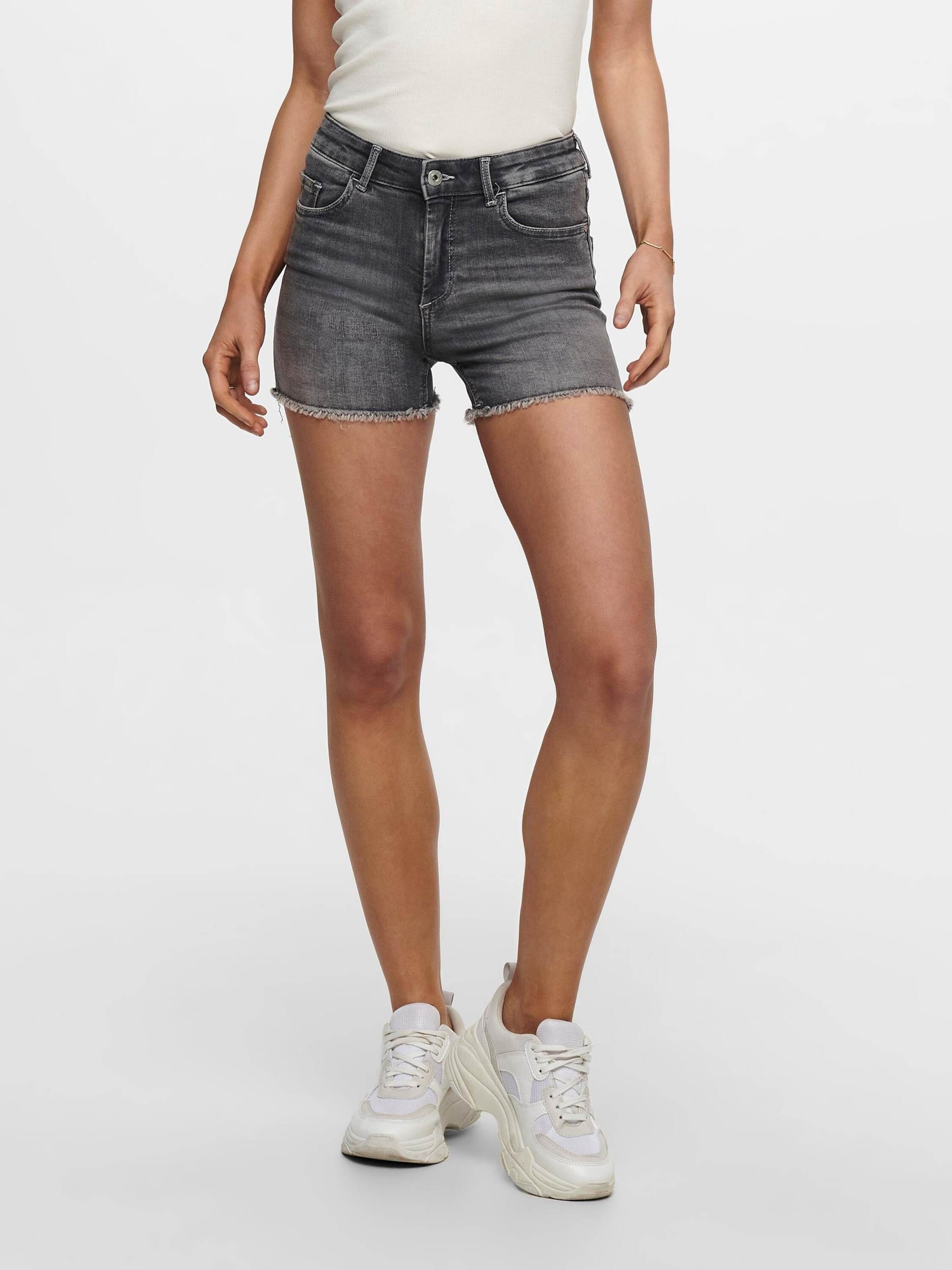 ONLY Jeansshorts Blush (1-tlg) Fransen günstig online kaufen