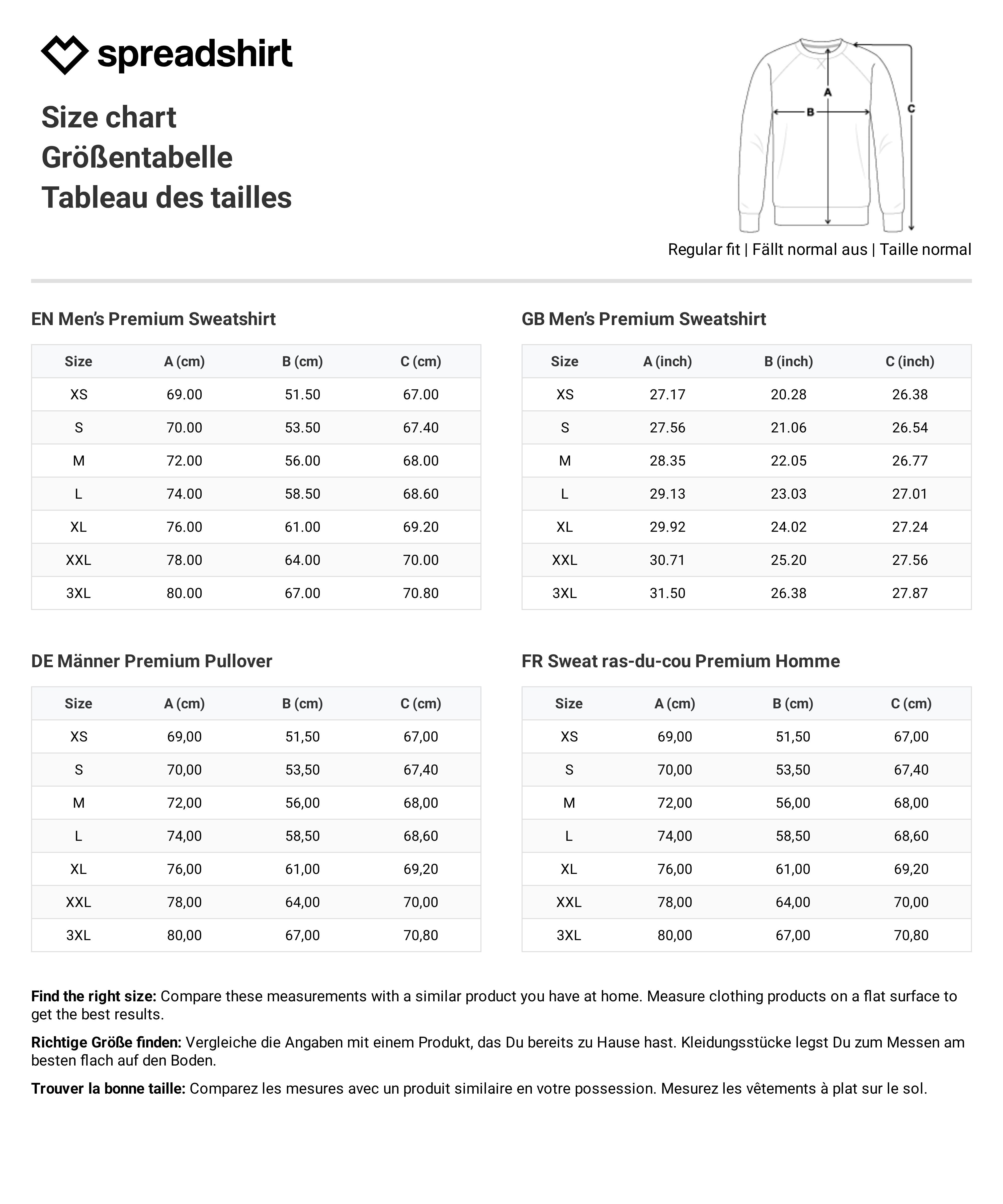 Spreadshirt Sweatshirt Die Wilden Kerle Kerl Porträt Herren Premium Pullover (1-tlg)