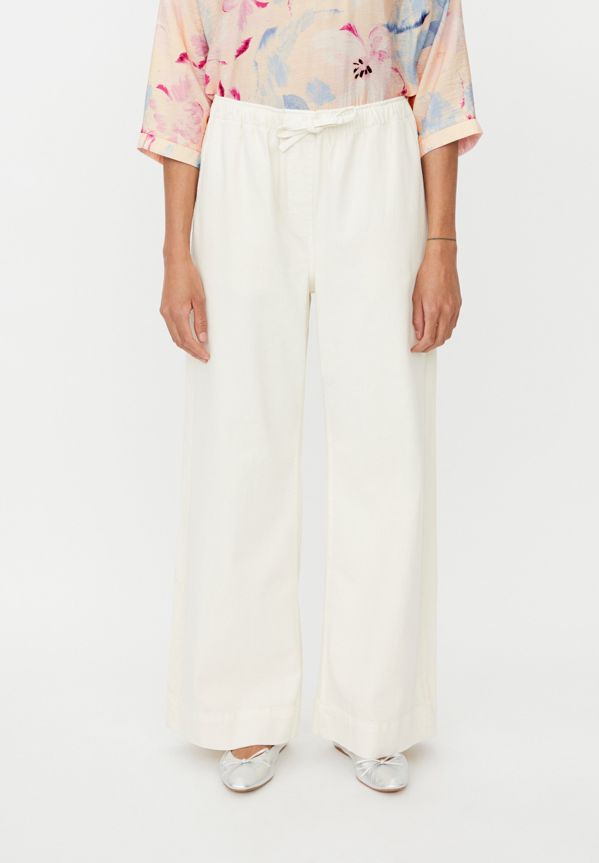 Masai Loose-fit-Jeans MaPolyxena Bindegürtel, langen, weite Beine