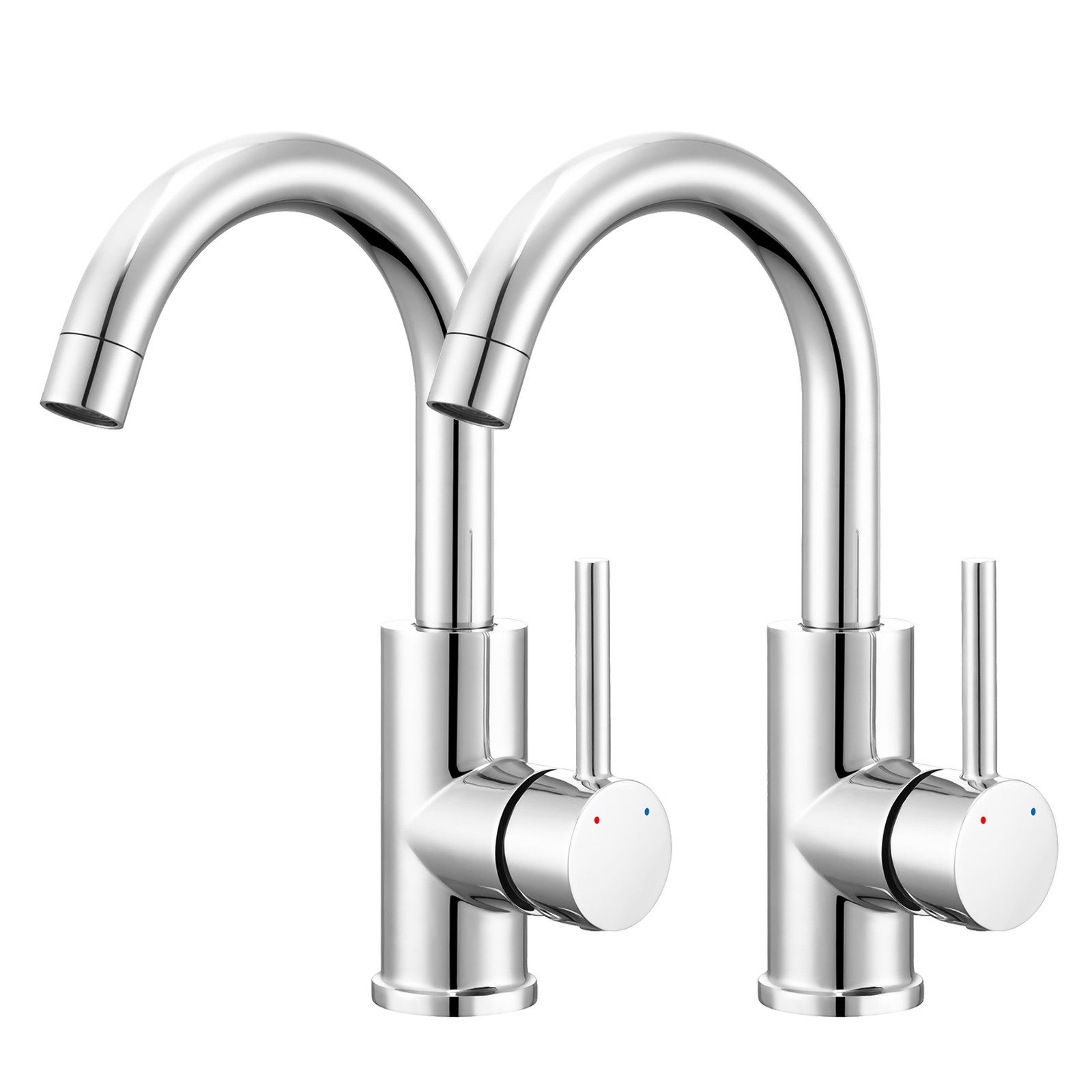 Auralum Max Waschtischarmatur 2PCS Wasserhahn Waschbecken günstig online kaufen