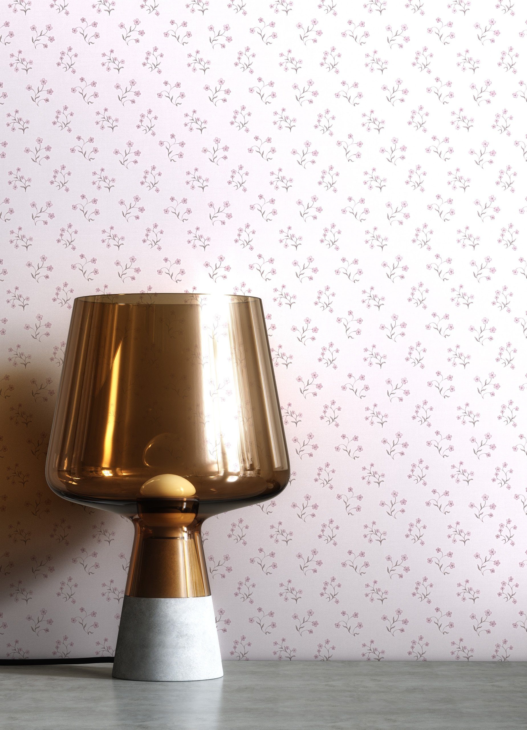Newroom Vliestapete, Rose Tapete Floral Blumen günstig online kaufen
