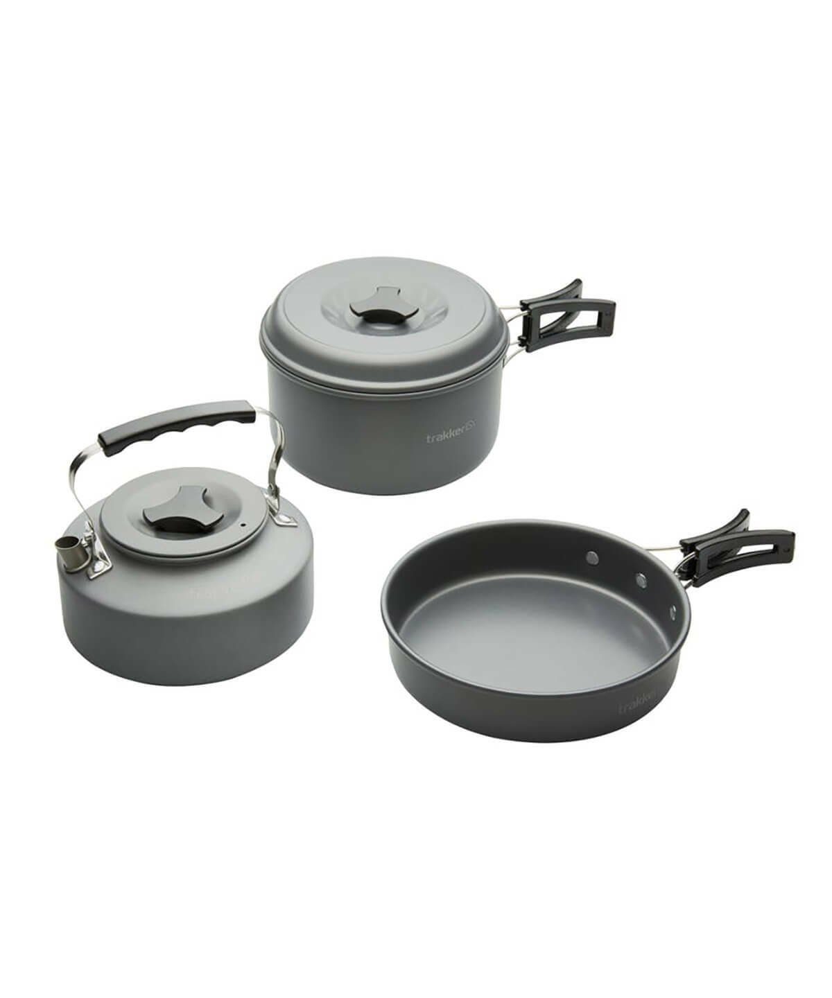 Trakker Fishing Campinglöffel Trakker Armolife Complete Cookware Set 3 teilig