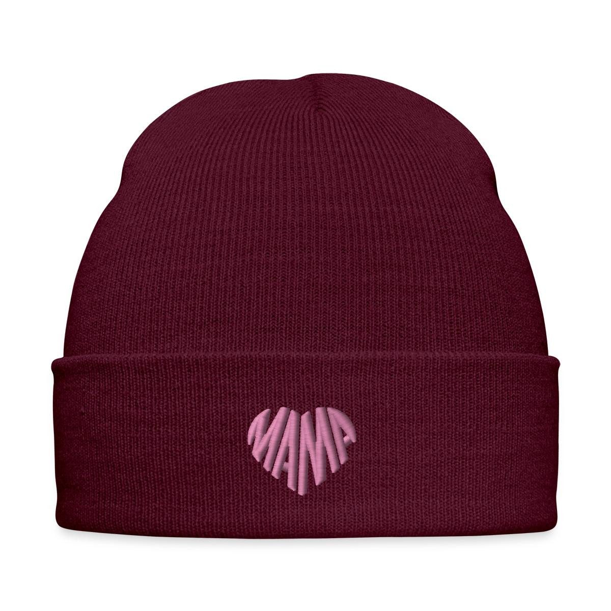 Beanie Stickerei Mama Rosa Bestickte Wintermütze