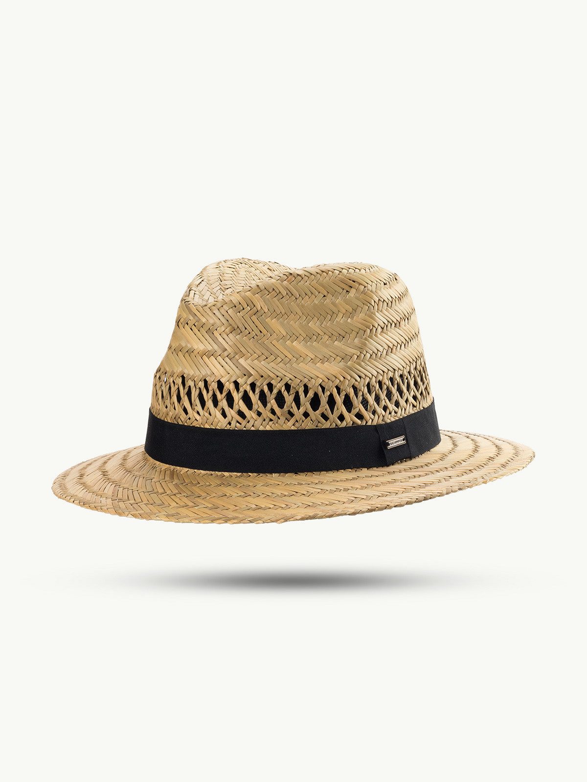Scippis Outdoorhut SCIPPIS Sommerhut „Country"– Strohhut mit schwarzem Hutband, Natur
