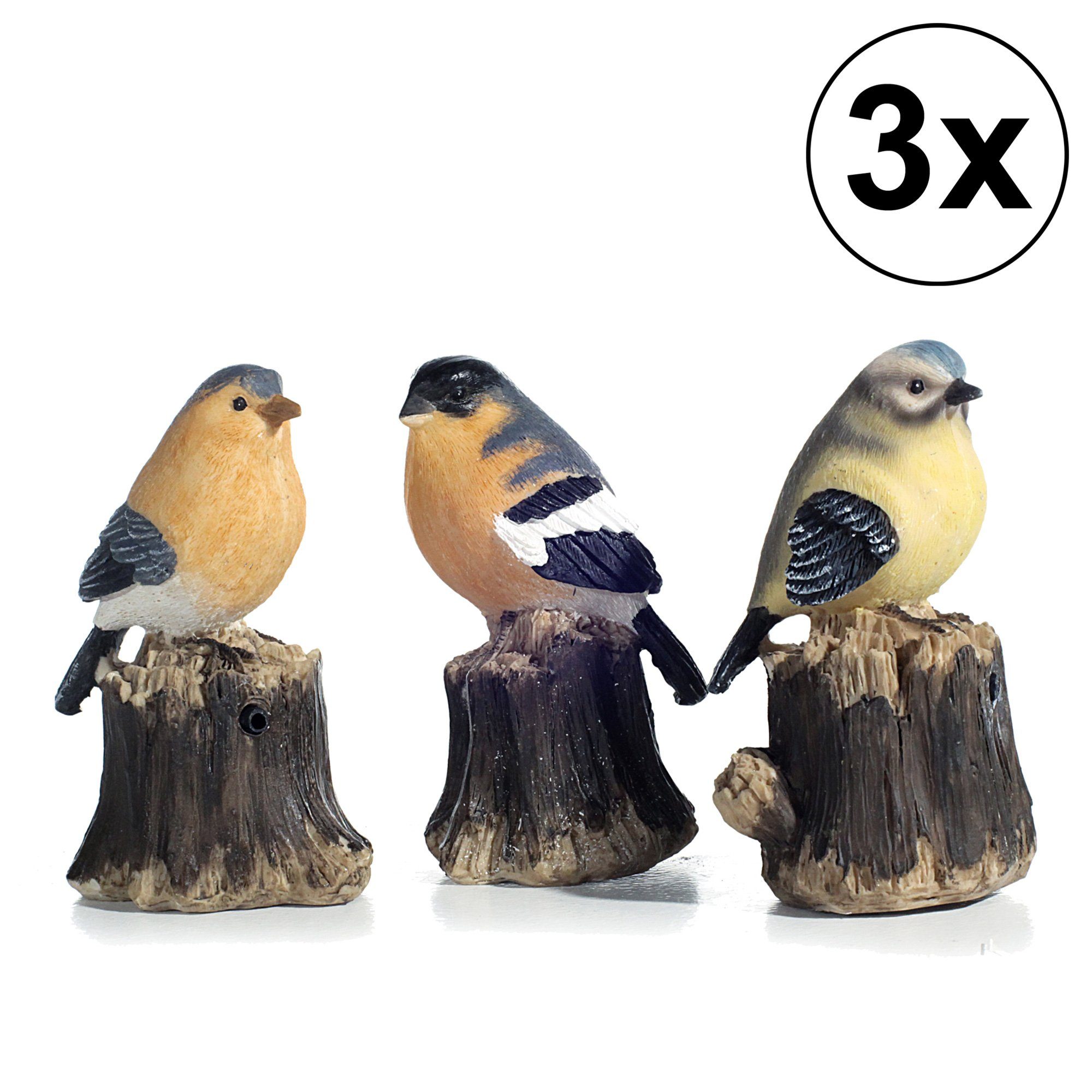 CEPEWA Bewegungsmelder 3er Set Bewegungsmelder "Vogel", 3fach sortiert