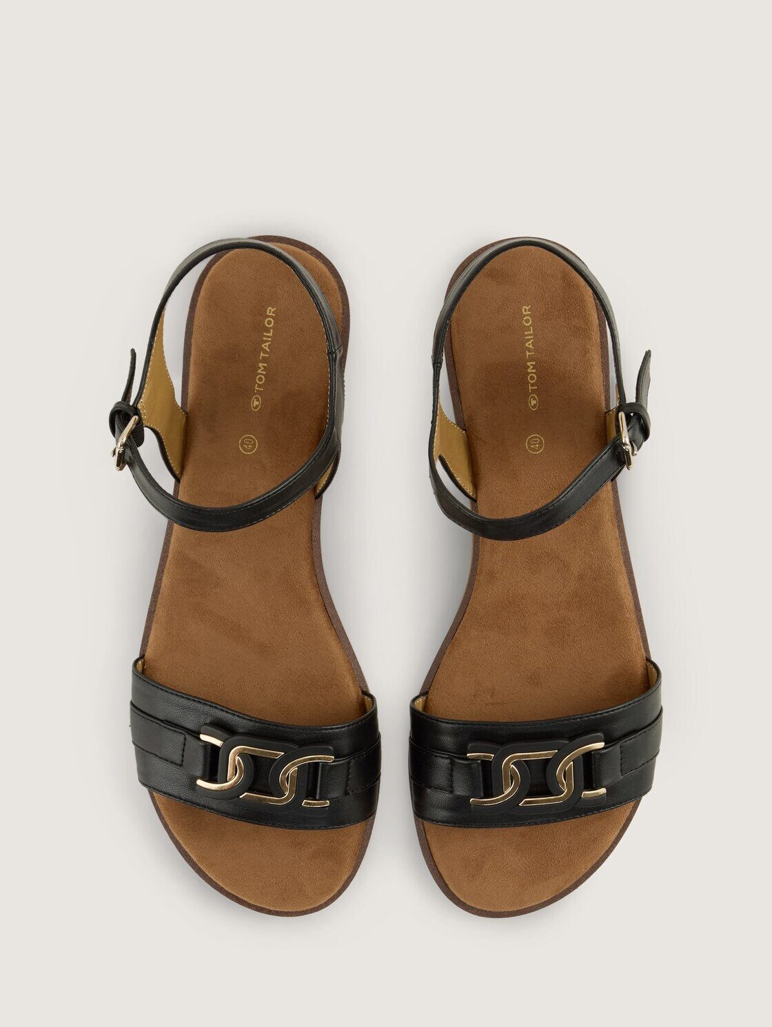 TOM TAILOR Shoes Licence Sandale (1-tlg) Flache Sandalen mit weicher Sohle