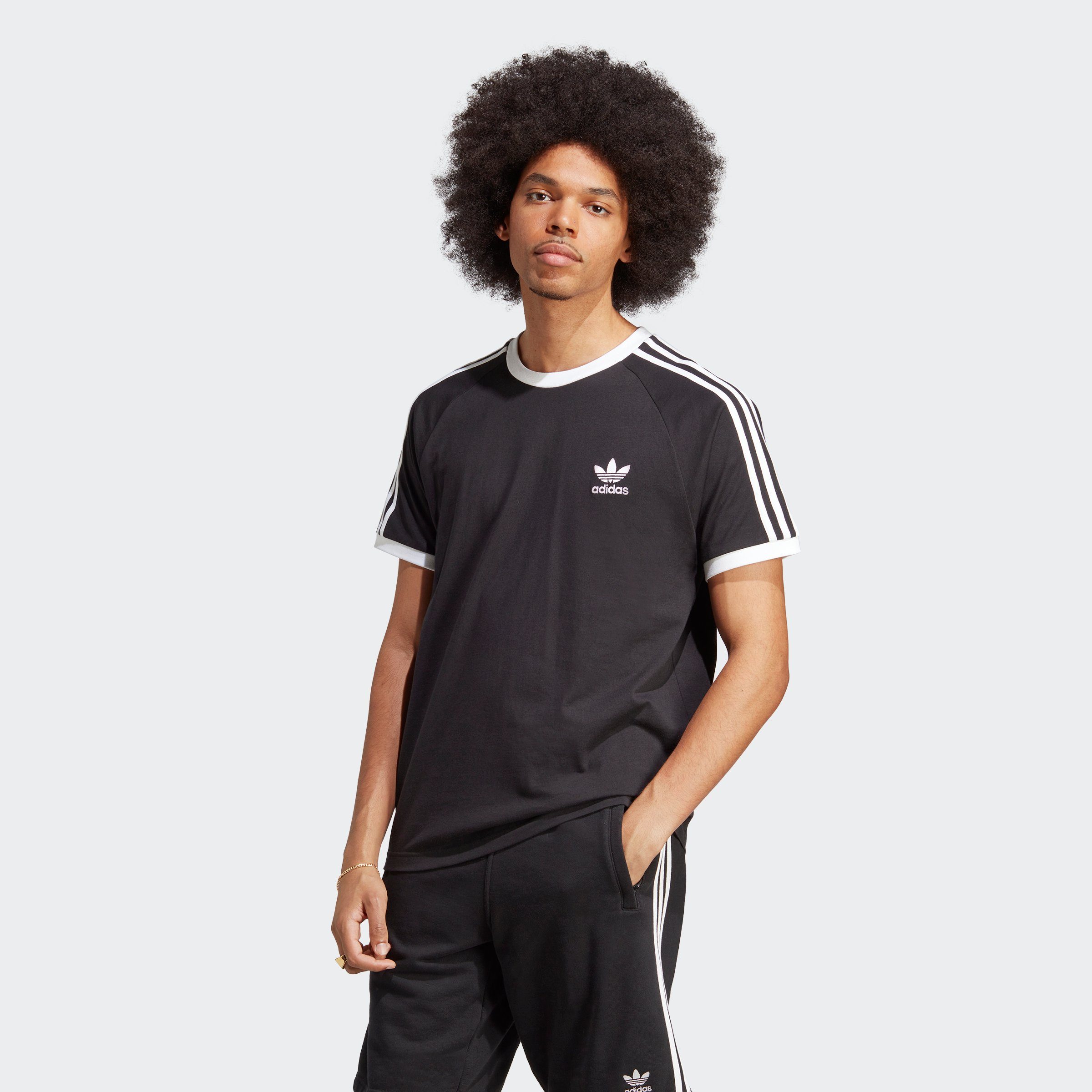 adidas Originals T-Shirt 3-STRIPES TEE schmale Passform, Kurzarm, mit kontr günstig online kaufen