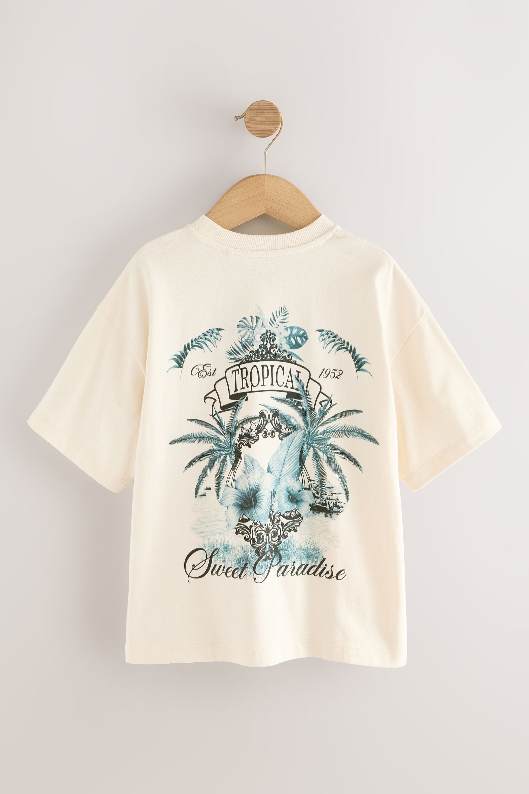 Next Print-Shirt Relaxed Fit Kurzarm-T-Shirt mit günstig online kaufen