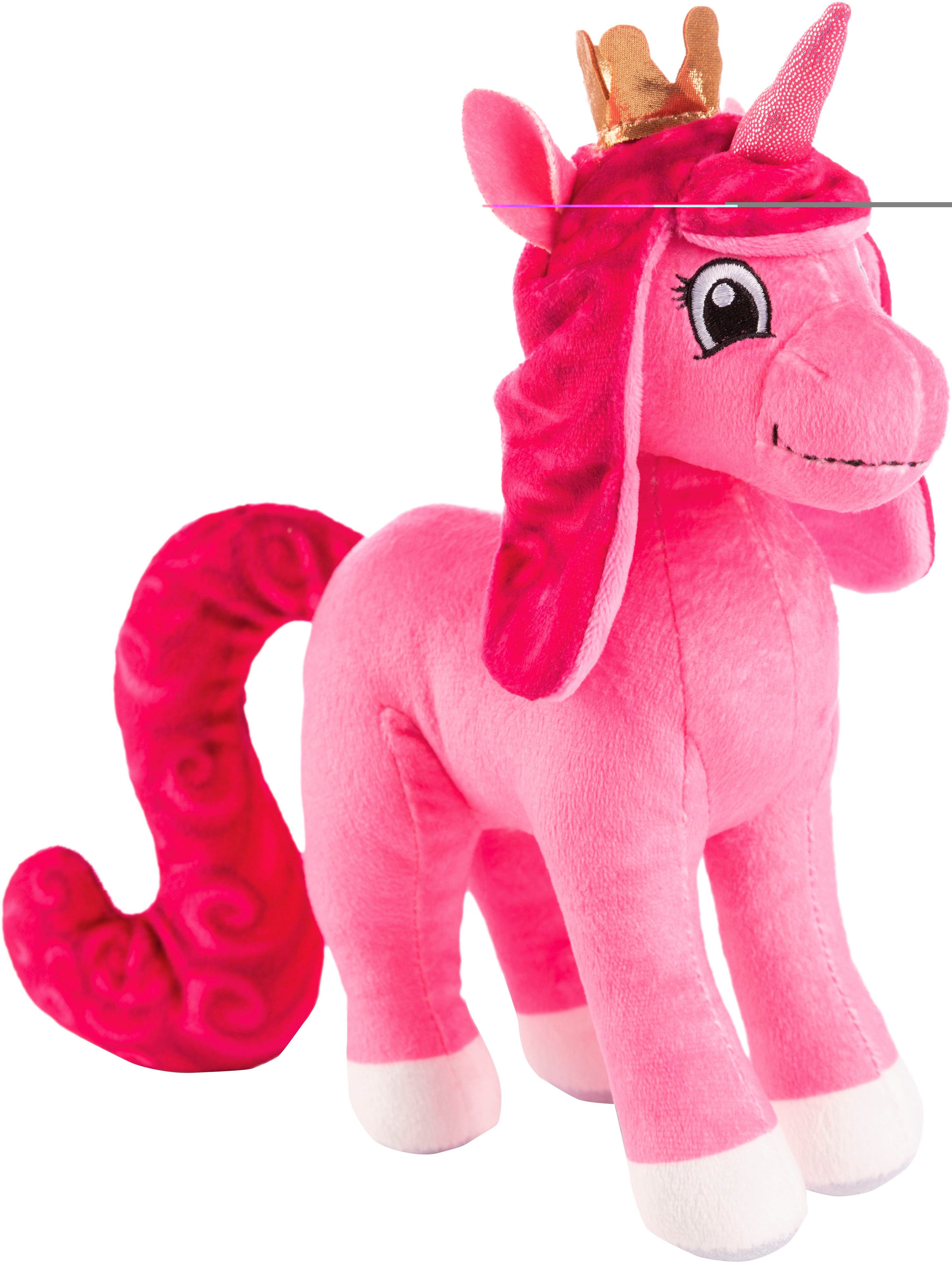 Nici Kuscheltier Lissy PONY, Einhorn Selina rosa-pink, 22 cm, stehend