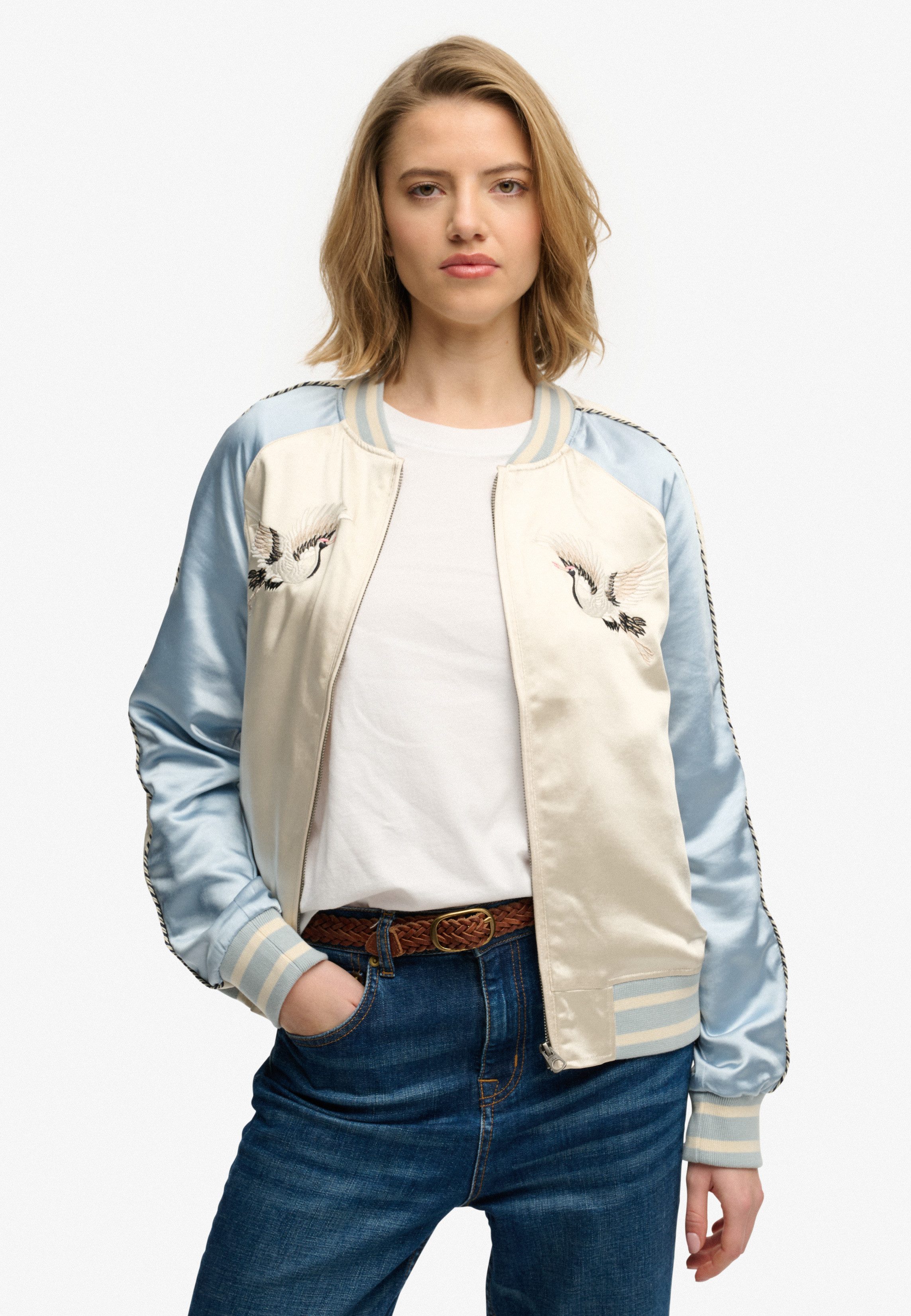 Superdry Parka SUIKAJAN EMBROIDERED BOMBER