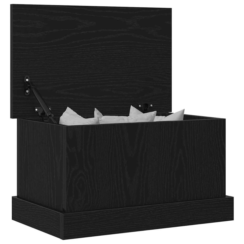 vidaXL Aufbewahrungsbox Aufbewahrungsbox Schwarz Eichen-Optik 50 x 30 x 28 cm (1 St)