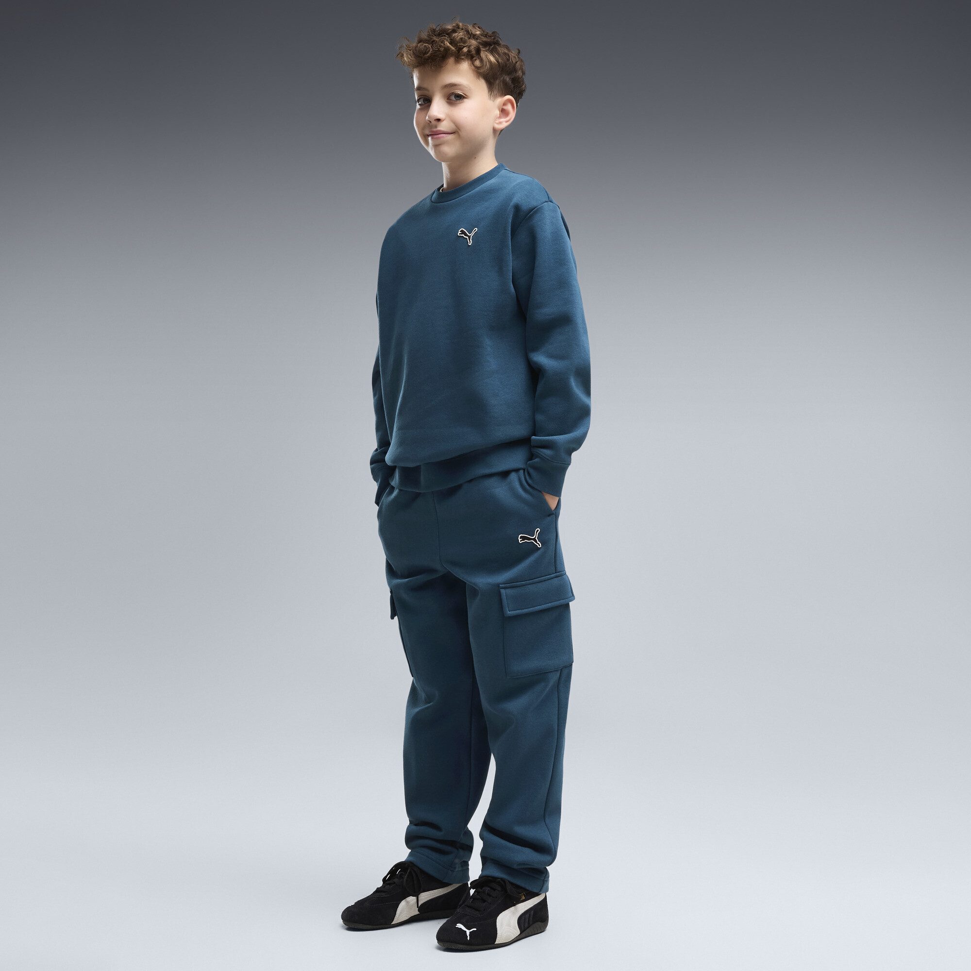 PUMA Jogginganzug Essentials Elevated Relaxed Trainingsanzug Jungen