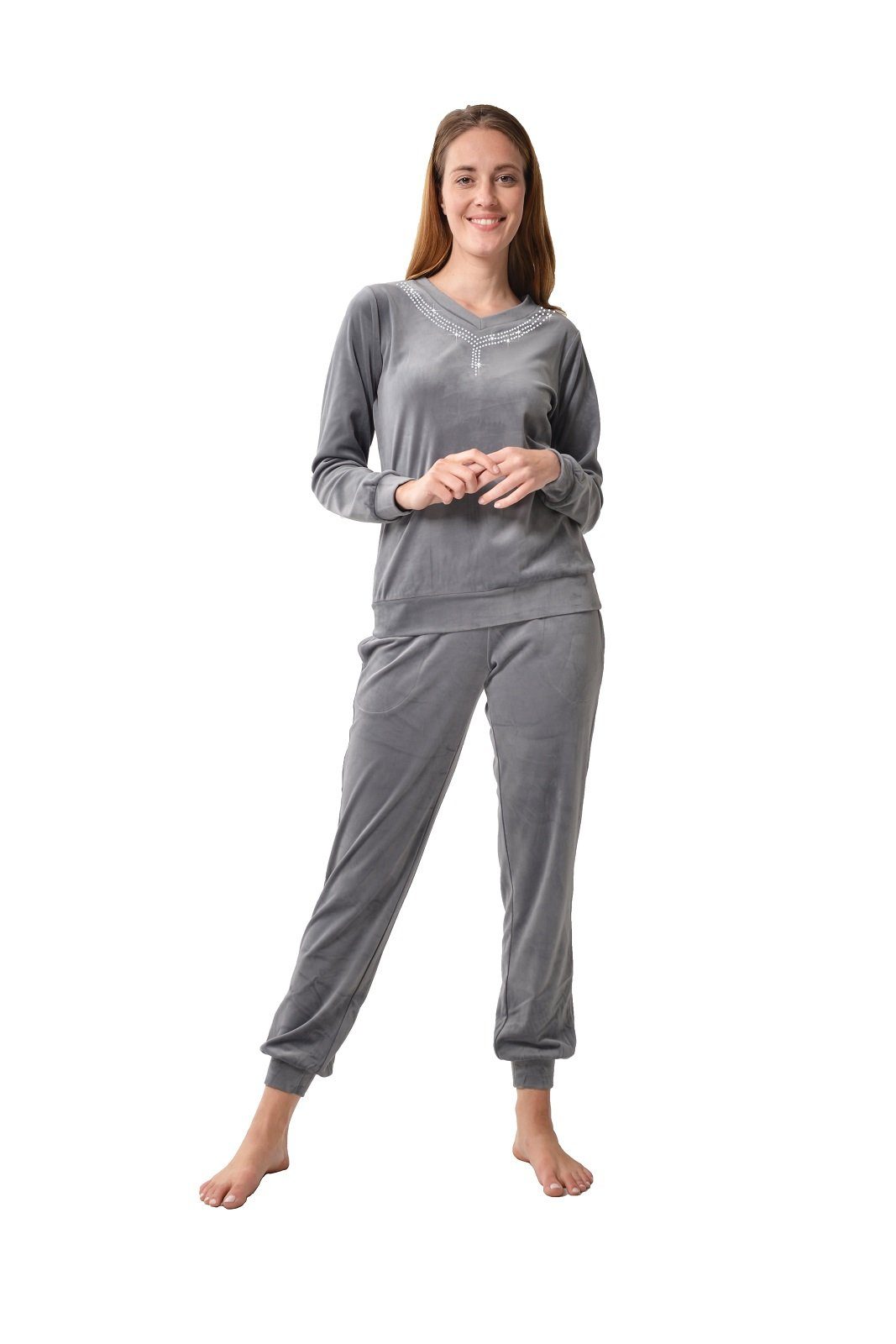Hausanzug elegant Homewear Freizeitanzug Fitnessanzug