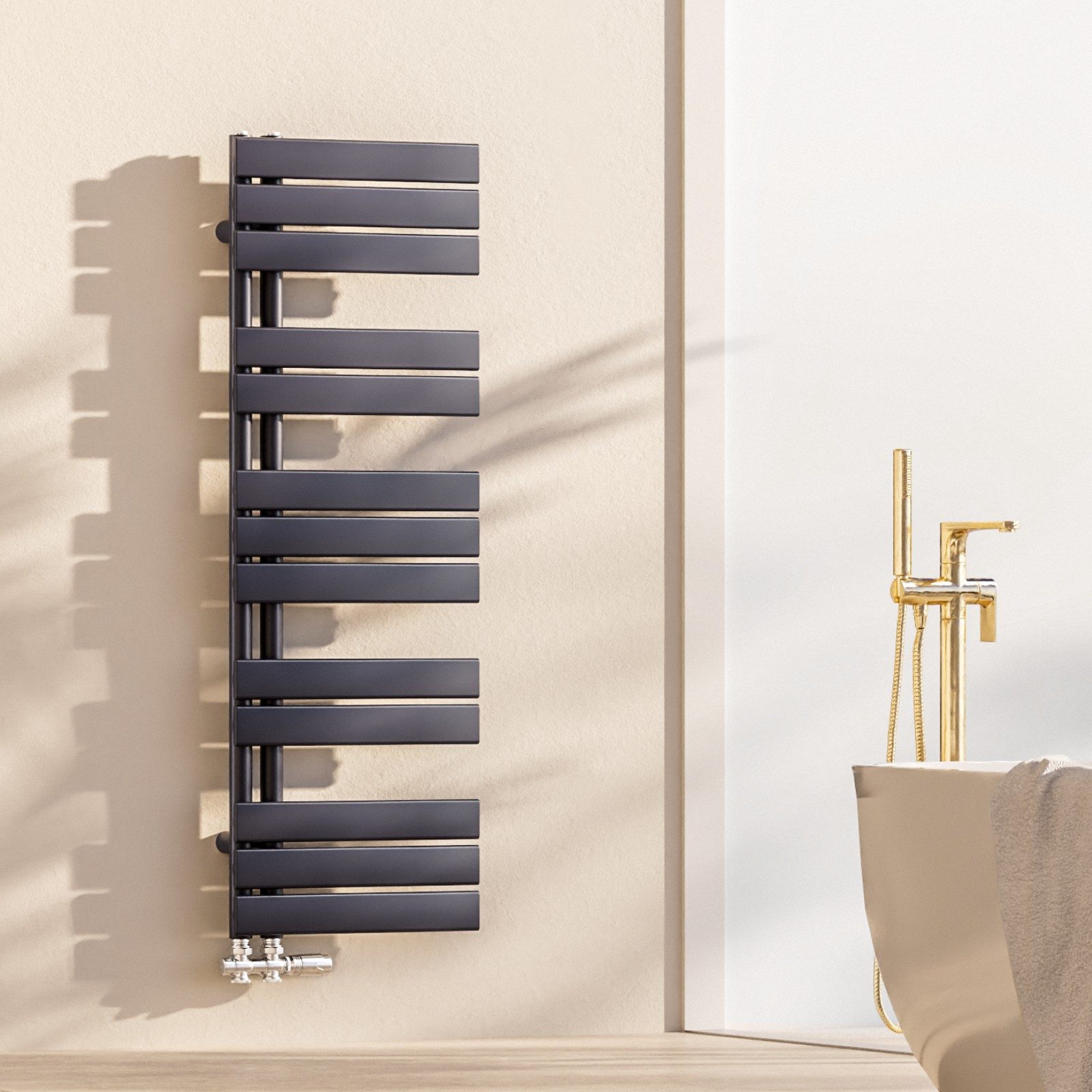 MEYKOERS Badheizkörper Design Handtuchwärmer Badezimmer Heizkörper Paneelhe günstig online kaufen