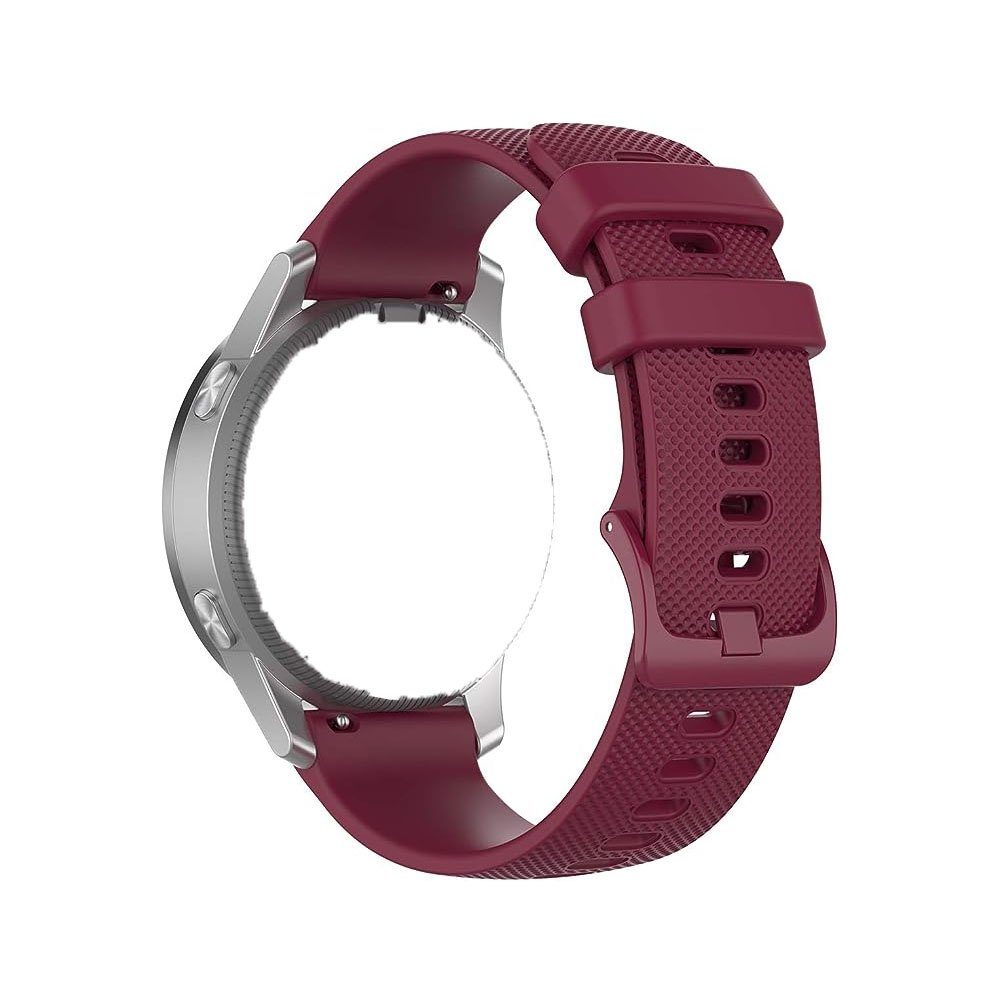 Rotwein Ersatzarmband,18mm Silikon Uhrenarmband Uhrenarmbänder Silikon FELIXLEO Uhrenarmband