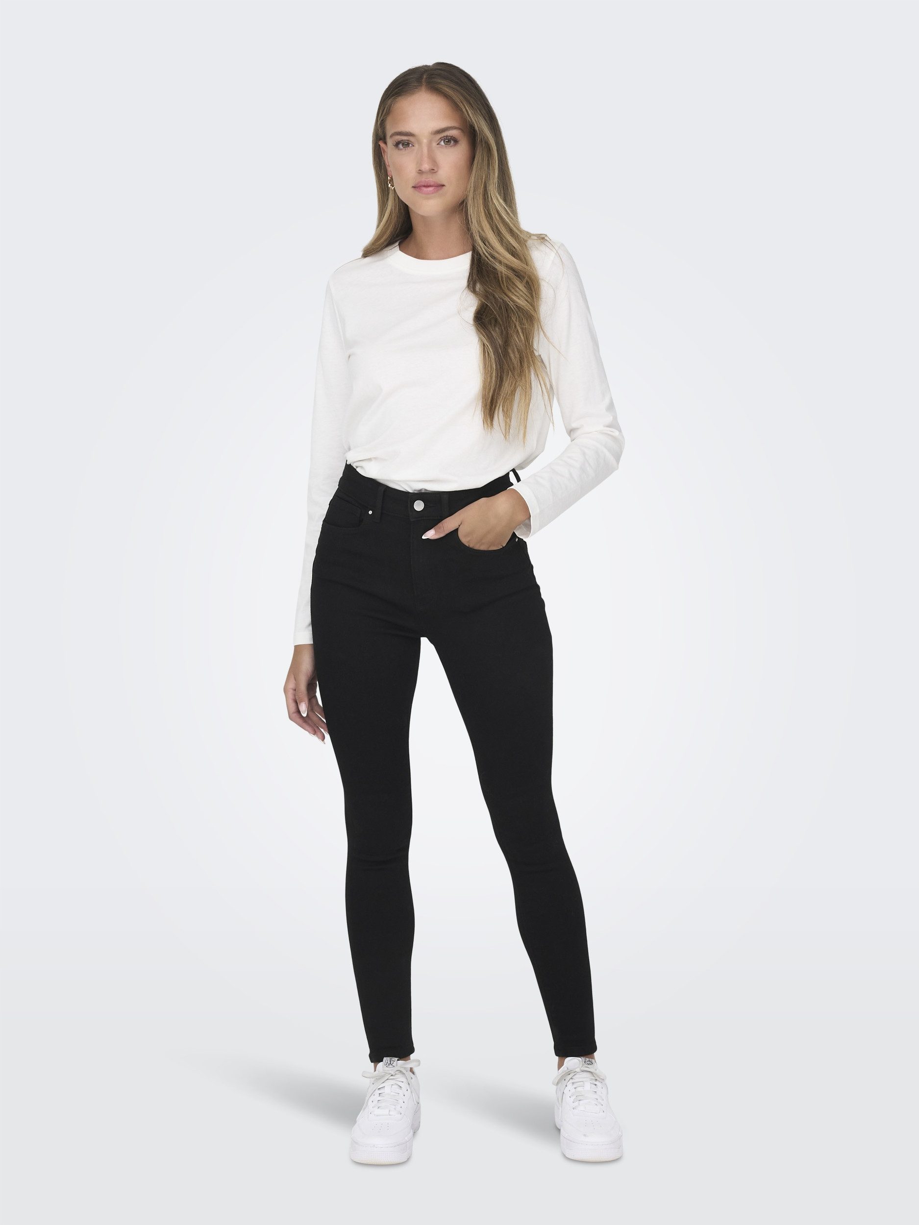 ONLY 5-Pocket-Jeans ONLMILA HW SK ANK DNM BJ380 NOOS Black günstig online kaufen