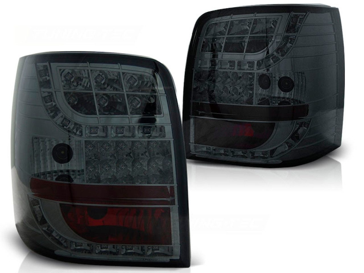 LLCTOOLS KFZ-Ersatzleuchte LED Rückleuchten Passend für Volkswagen Passat B5 3BG 00–05 Smoke