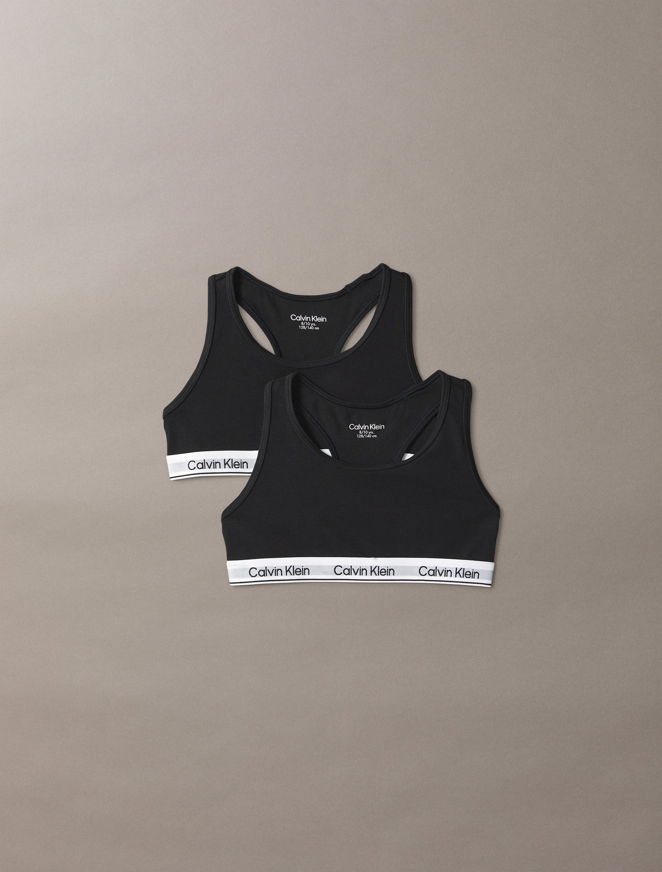 Calvin Klein Underwear Bralette 2PK BRALETTE (Packung, 2-tlg., 2er-Pack) mit Logobund