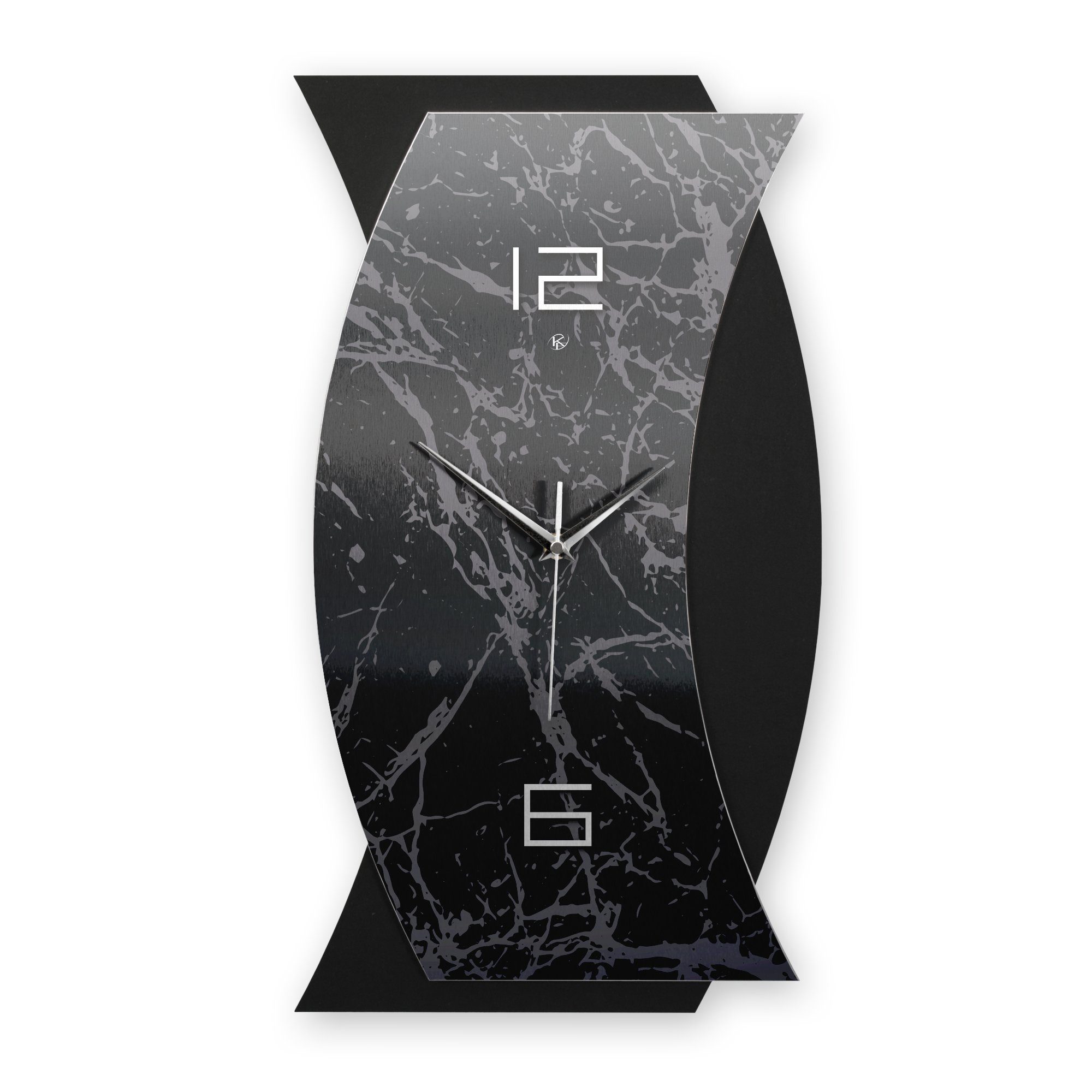 Kreative Feder Wanduhr 3D Designer-WANDUHR Dark günstig online kaufen
