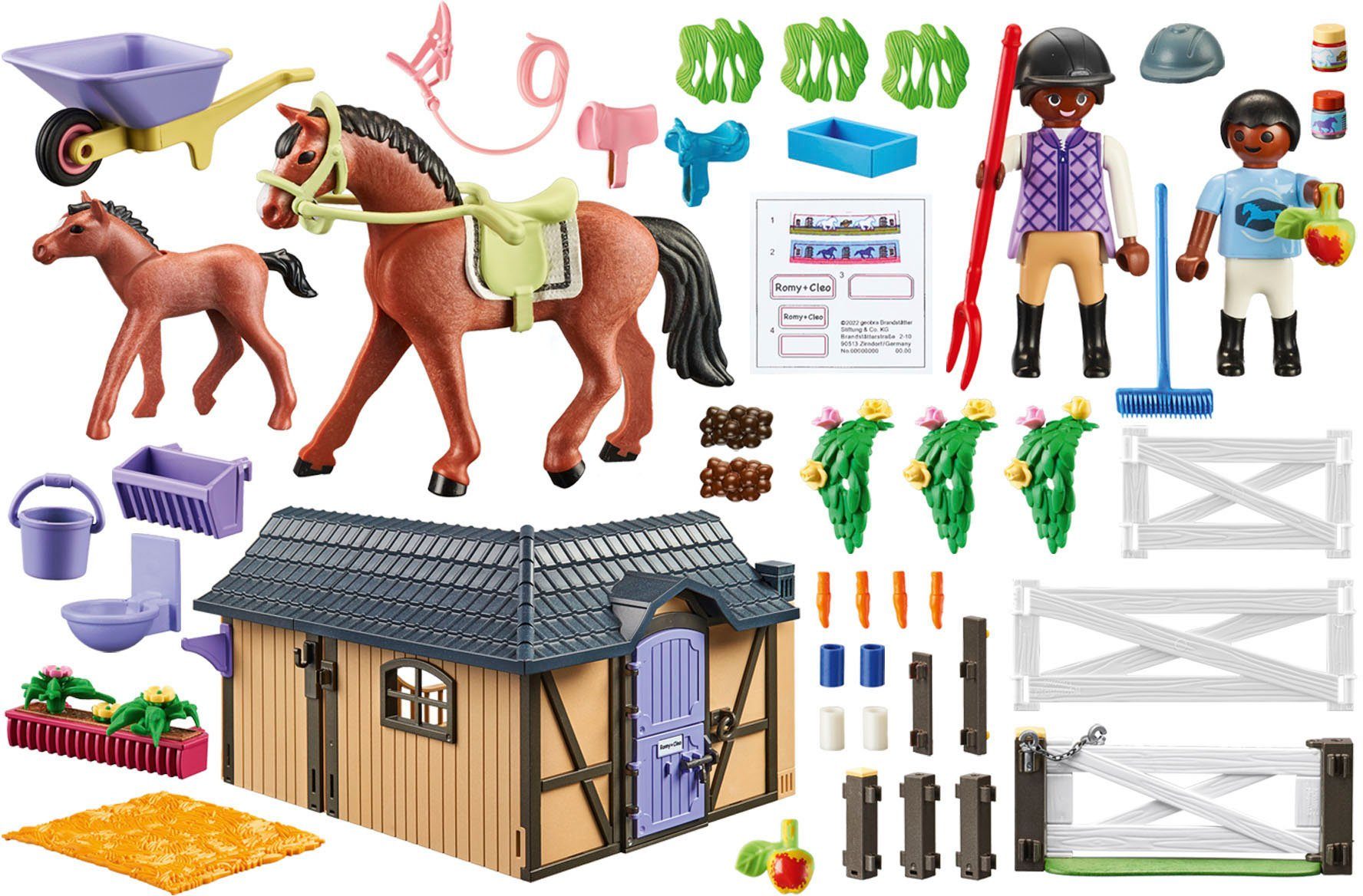 Playmobil® Konstruktions-Spielset Reitstall Made (136 Country, Germany St), (71238), in
