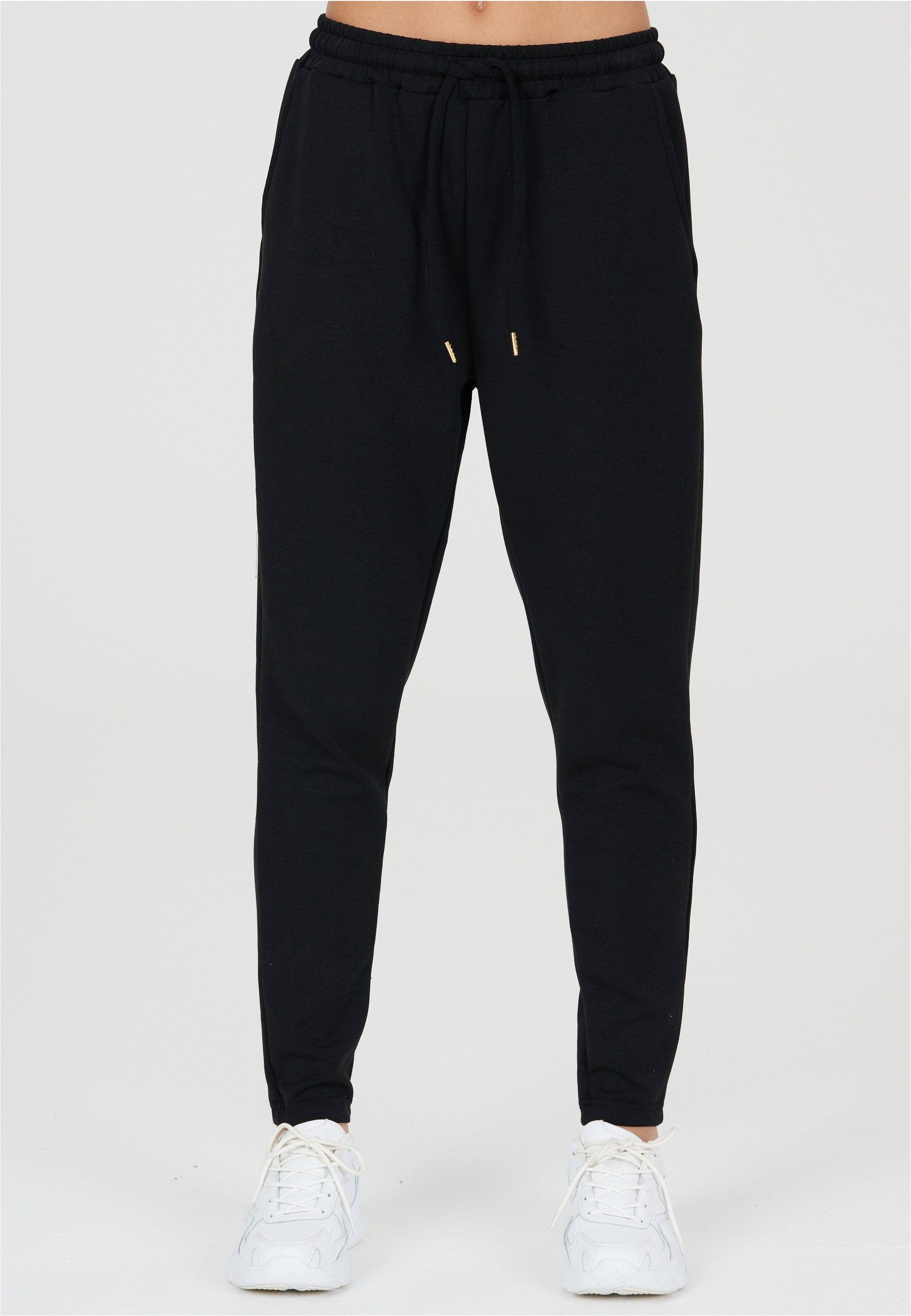 ATHLECIA Sweathose Jacey aus weichem Modalmix schwarz