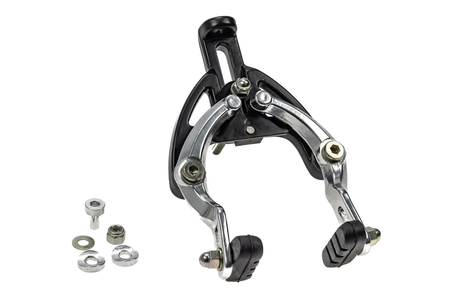 ALHONGA Felgenbremse ALHONGA Fahrrad Felgen Bremse U-Brake inkl.Bremsbeläge VORN Faltrad